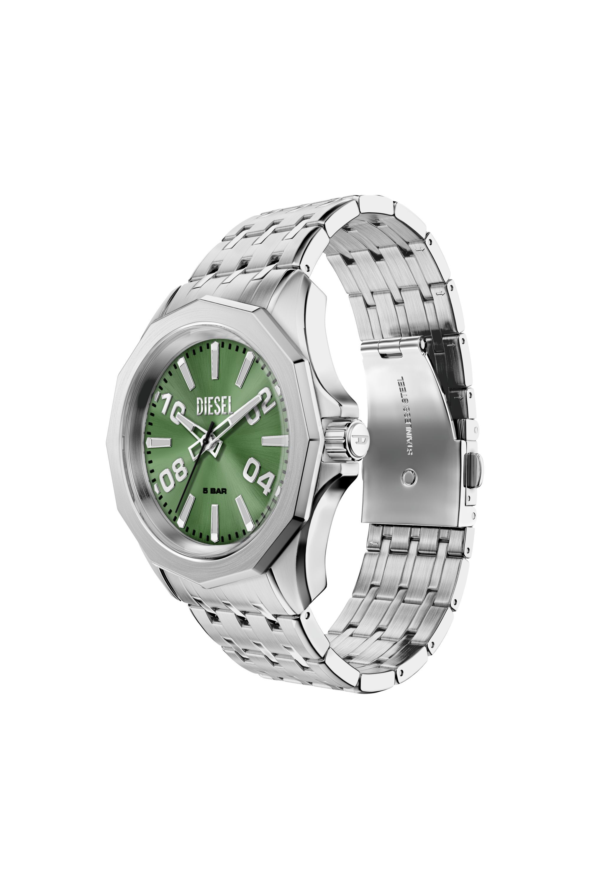Diesel - DZ2237 WATCH, Herren Stinger Edelstahl-Uhr in Silber - 4