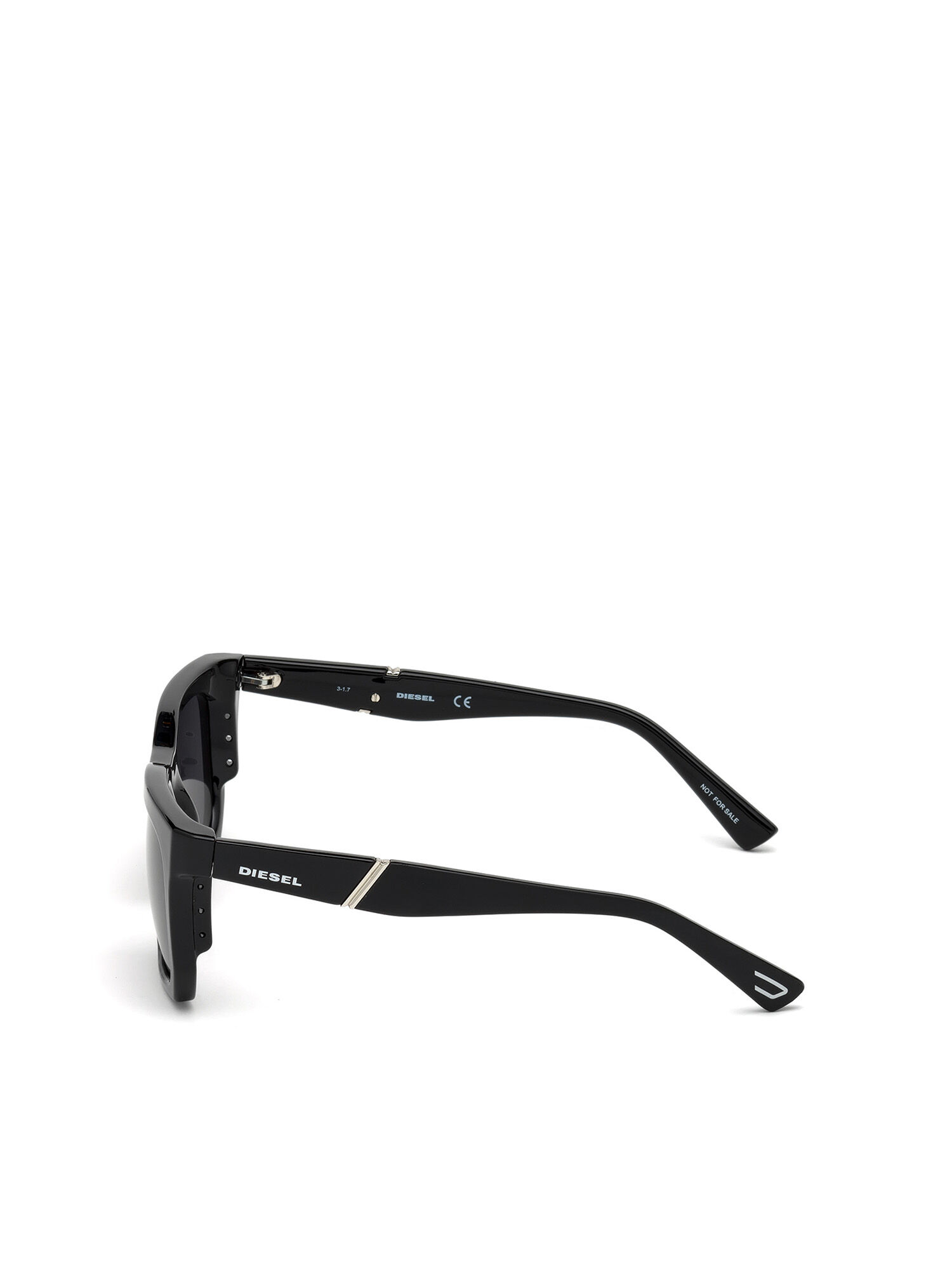 DL0254 Man Square eyewear with slim blinders Diesel