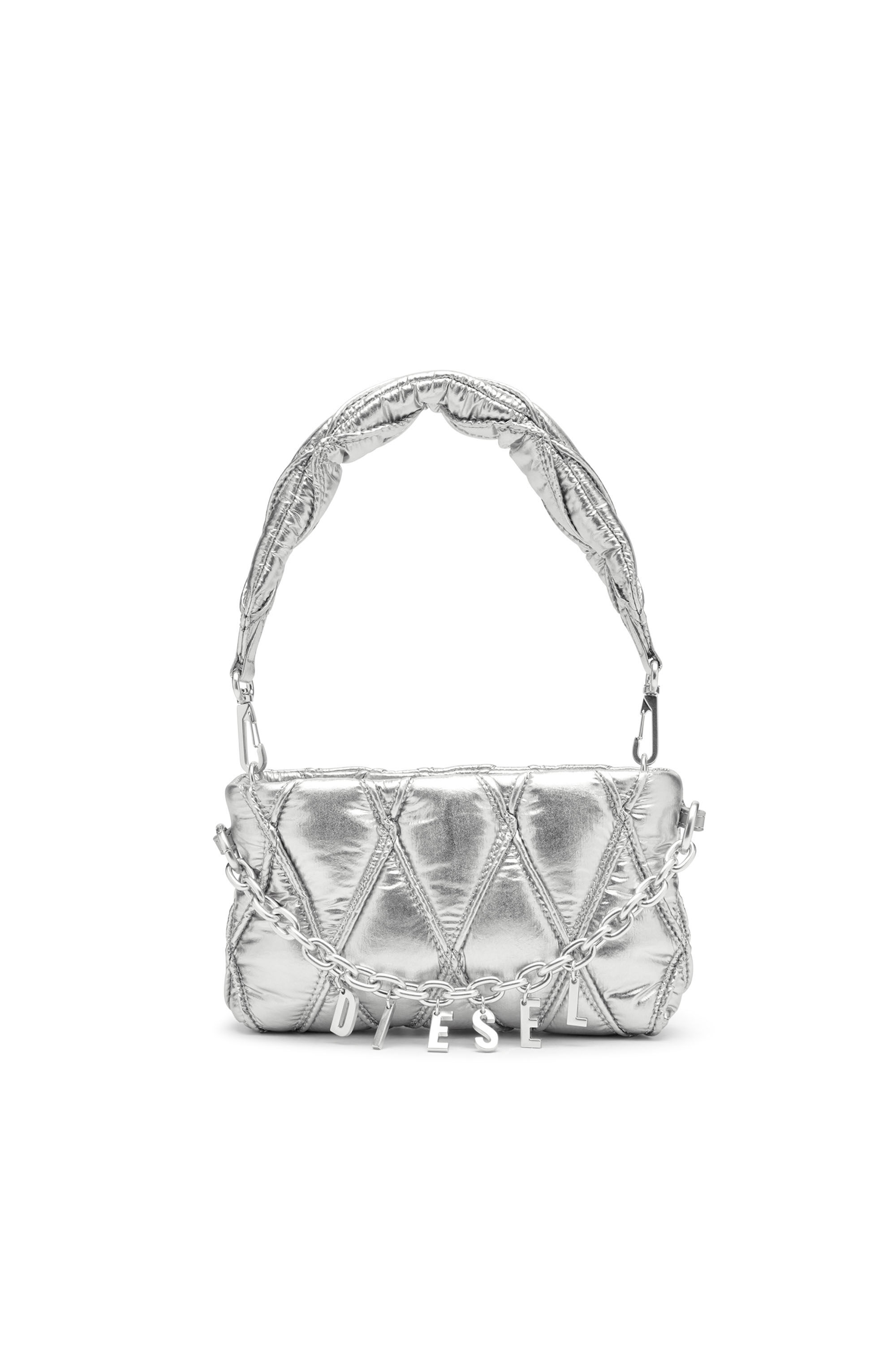 Diesel - CHARM-D POUCH, Damen Portemonnaie-Tasche aus gestepptem Metallic-Nylon in null - 1