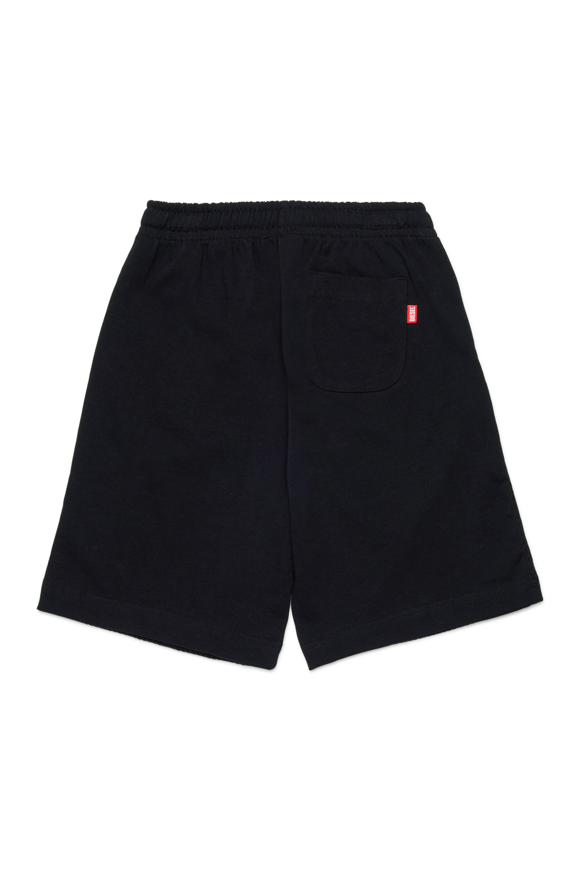 Diesel - PMESH, Herren Bermuda-Shorts aus Baumwollmesh in Schwarz - 2