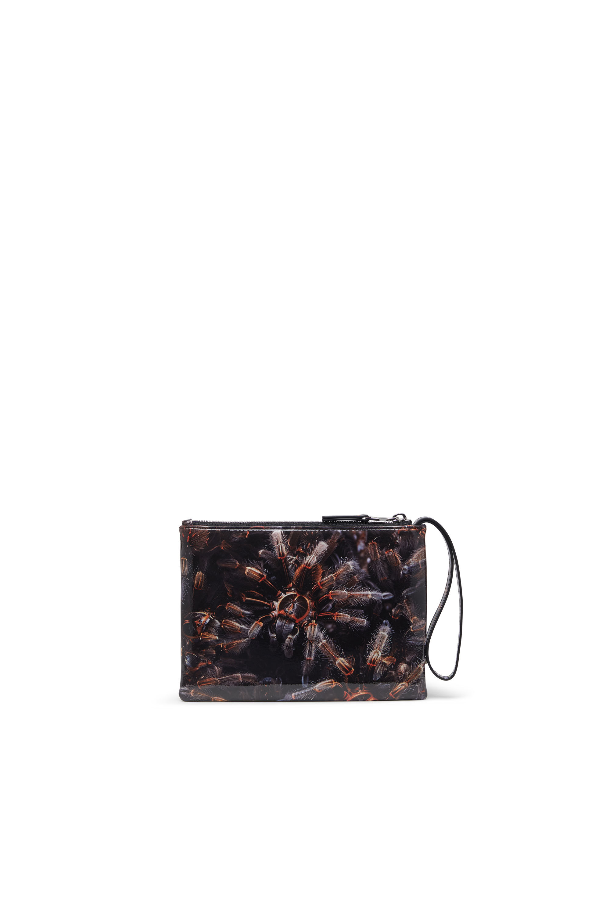 Diesel - PLAY POUCH II, Pouch in PU lucido stampato Donna in Nero - 2