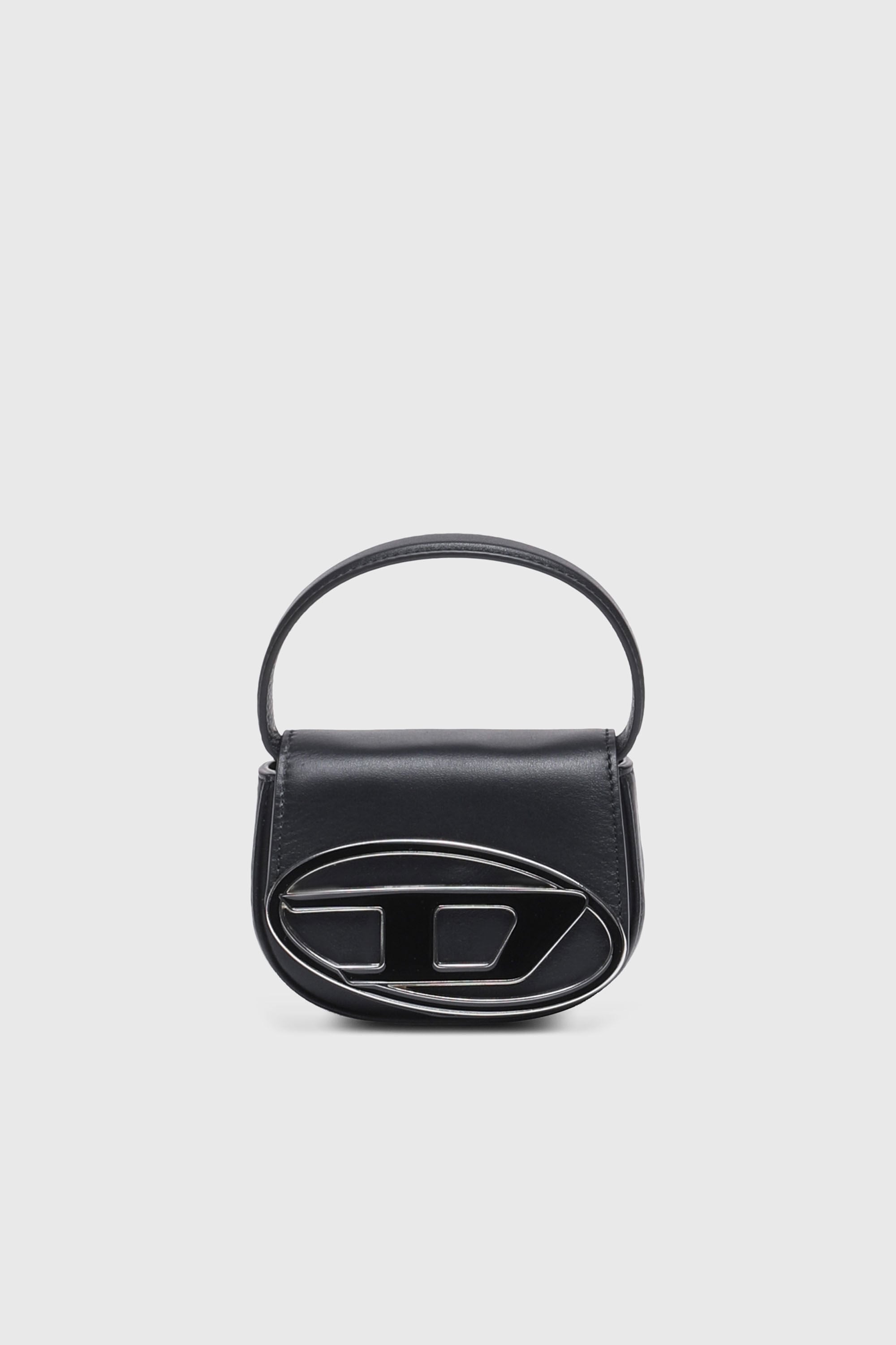 Diesel - 1DR XS, 1DR XS-Iconica mini borsa con placca D logo Donna in Nero - 4