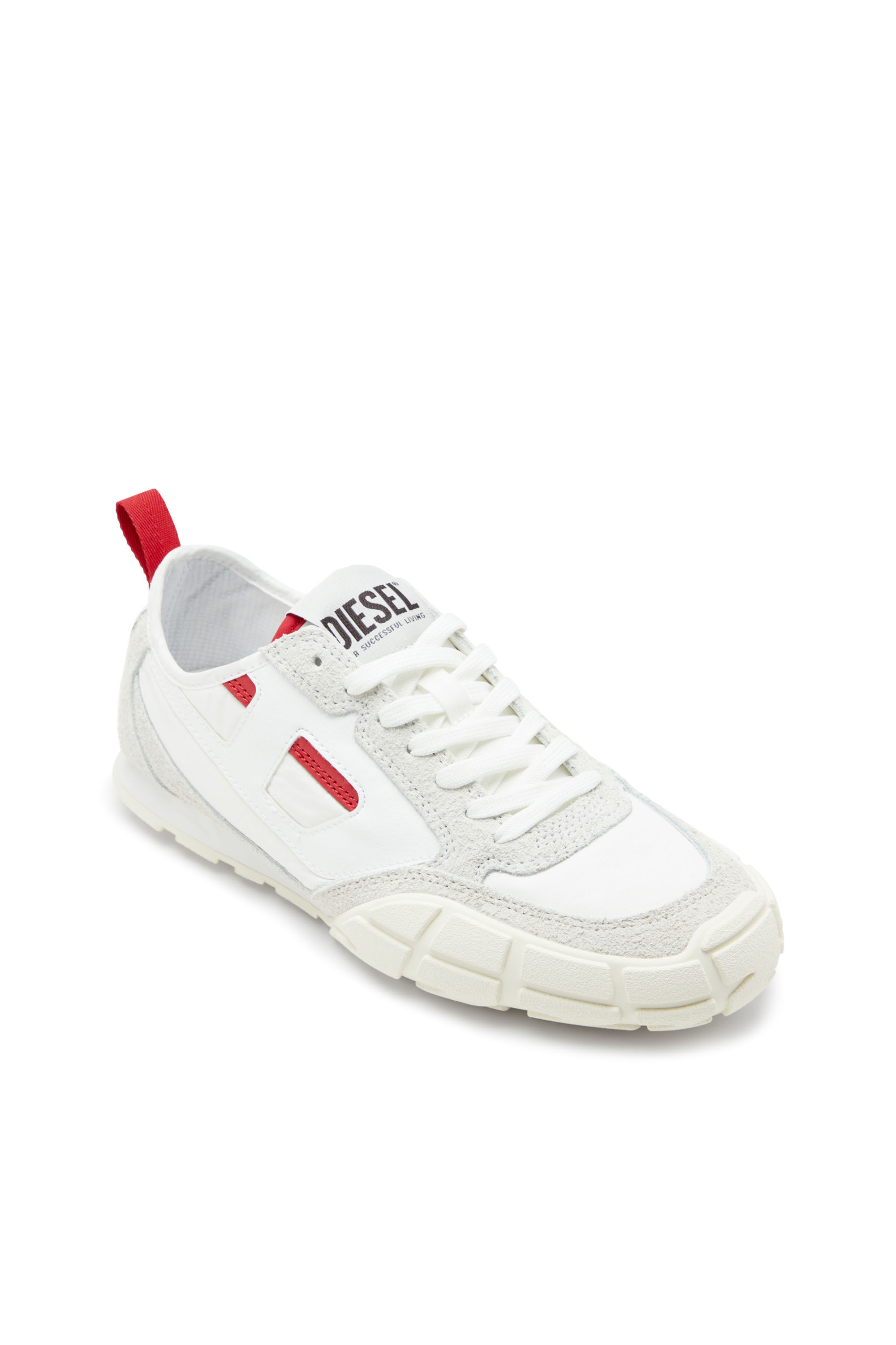Diesel - S-PAGODHA LOW W, Sneakers en cuir, suède et tissu indéchirable Femme in ToBeDefined - 6