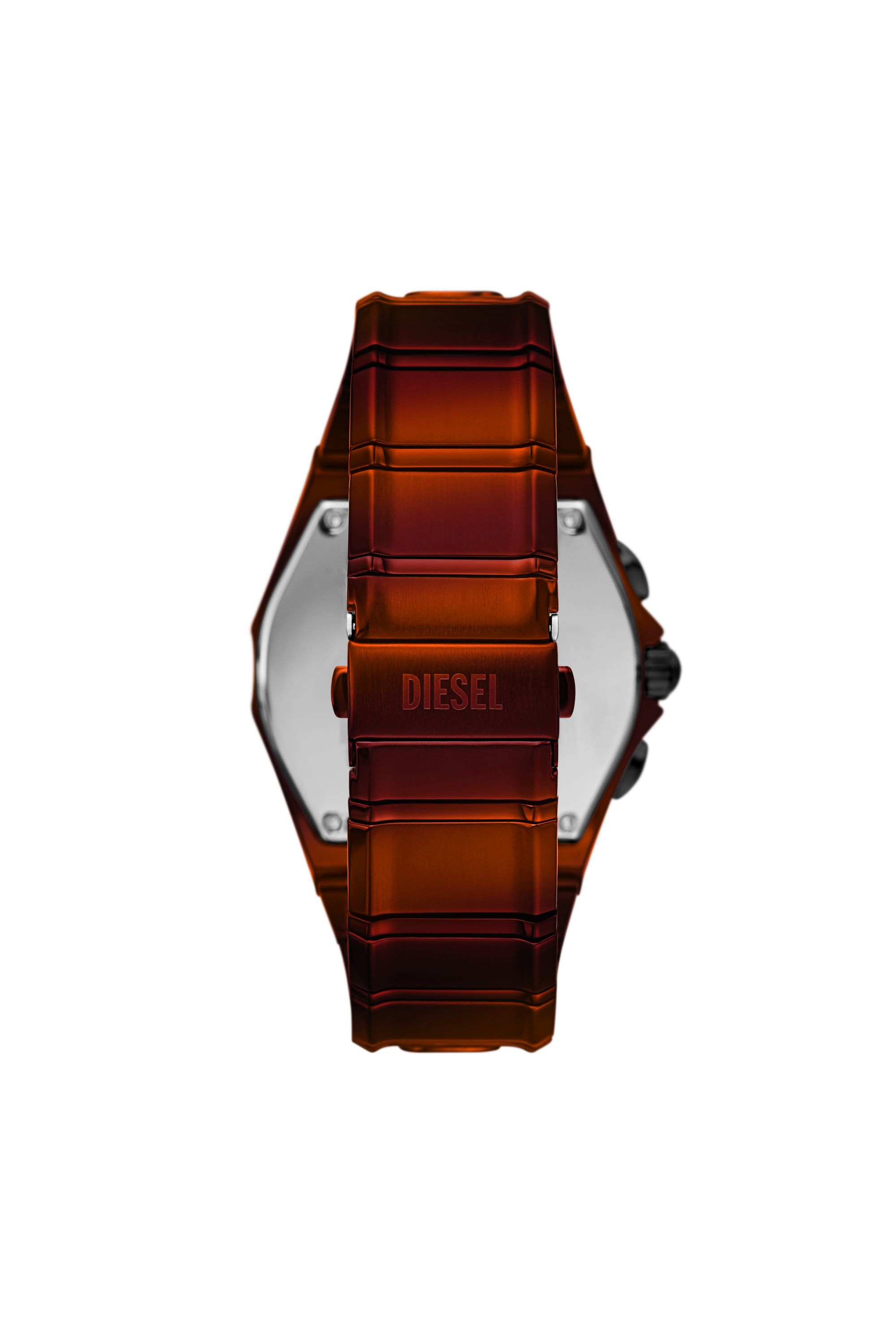 Diesel - DZ4693 WATCH, Herren D-Curve Armbanduhr Rote Edelstahluhr in Rot - 2