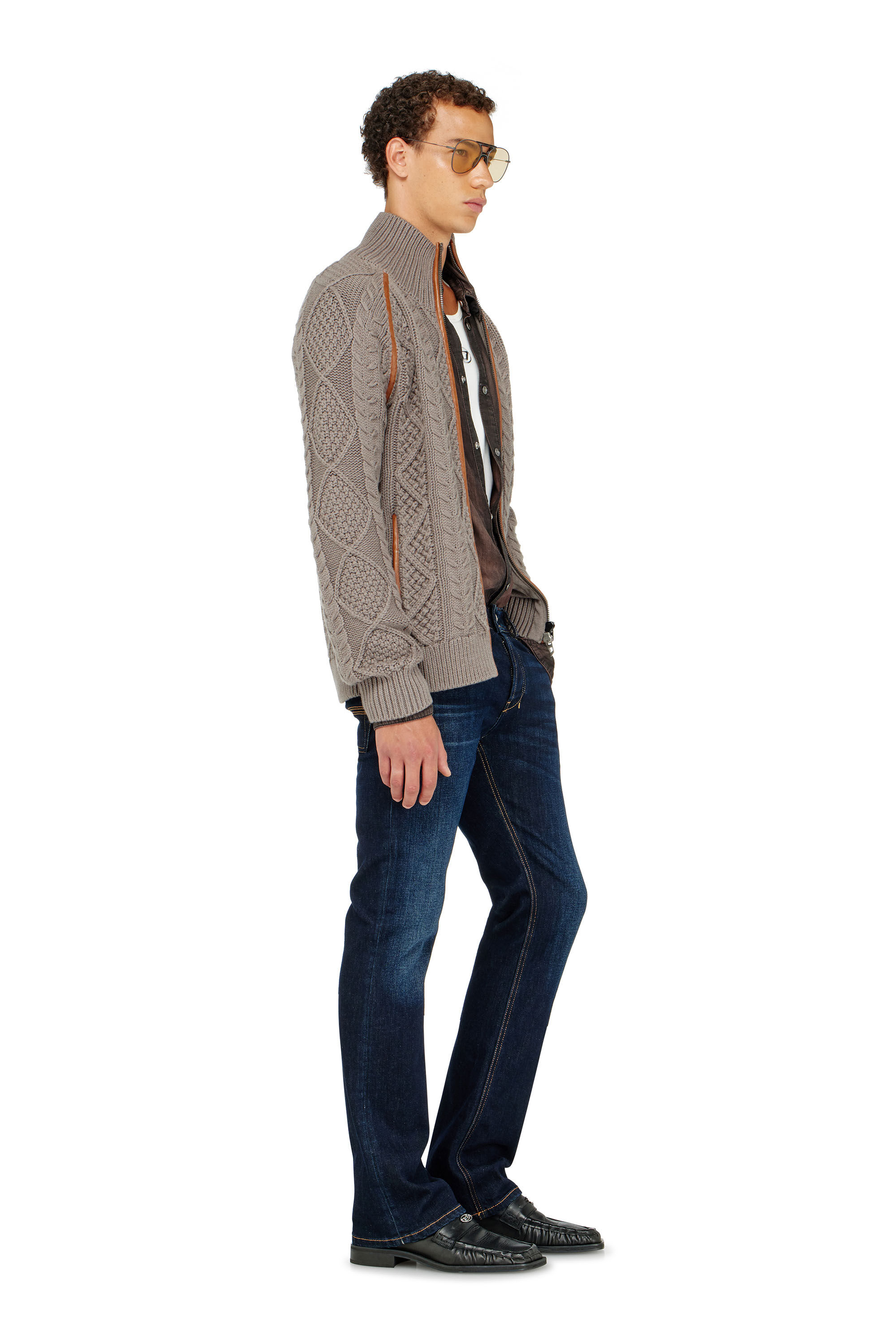 Diesel - Bootcut Jeans 2007 Zatiny 09Q15 Homme, Bleu Fonc&eacute; - Image 2