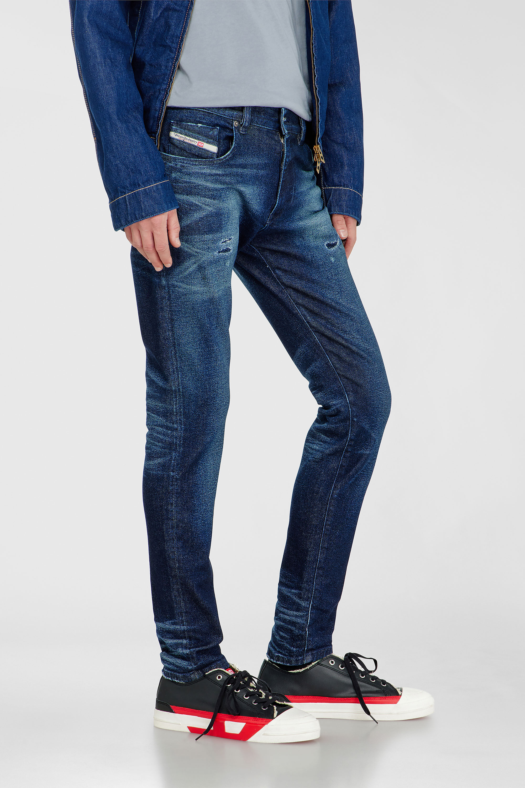 Diesel - Herren Slim Jeans 2019 D-Strukt 0KBBU, Dunkelblau - 7