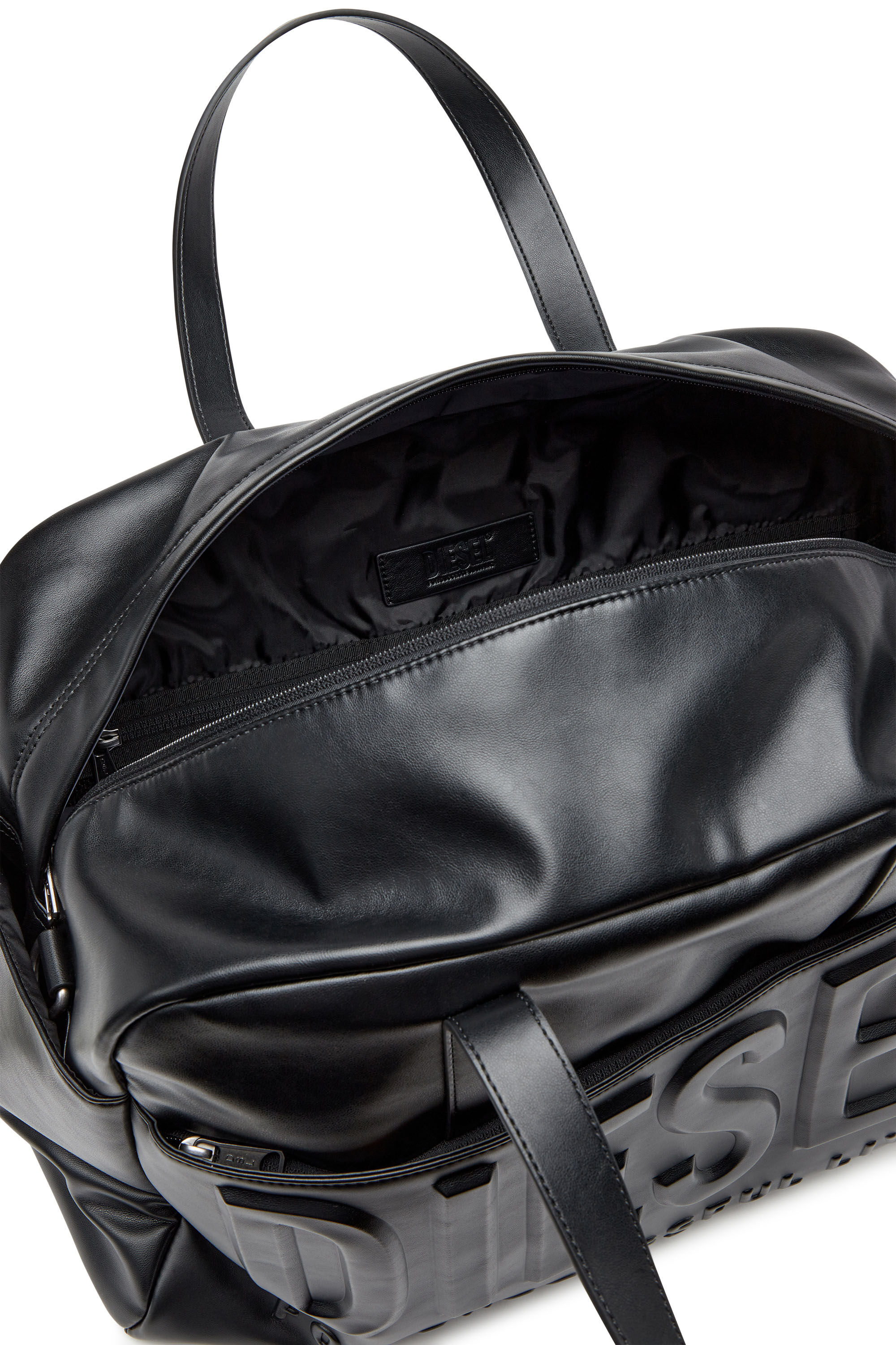 Dsl 3D L Sac de sport avec logo 3D extreme Homme Noir Diesel