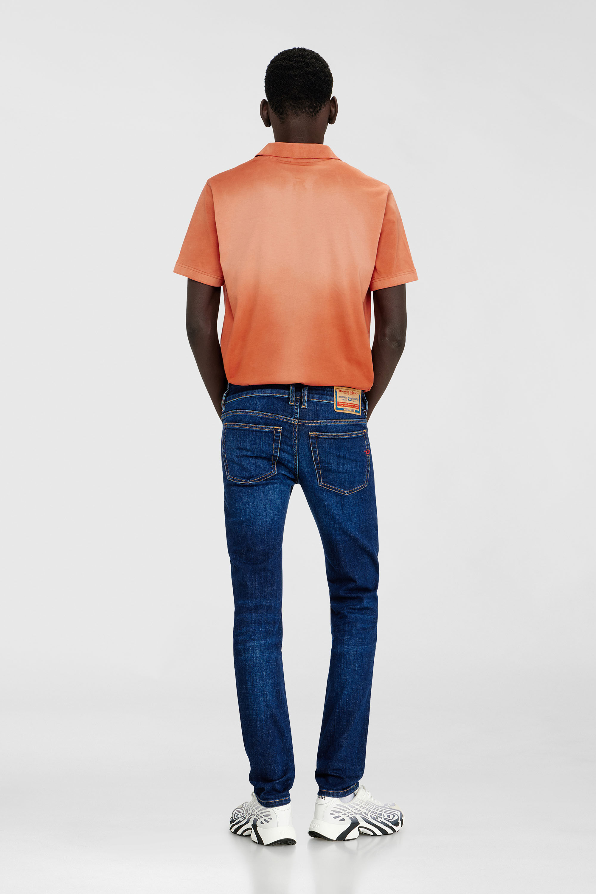 Diesel - Skinny Jeans 1979 Sleenker 09J17 Uomo, Blu Scuro - Image 3