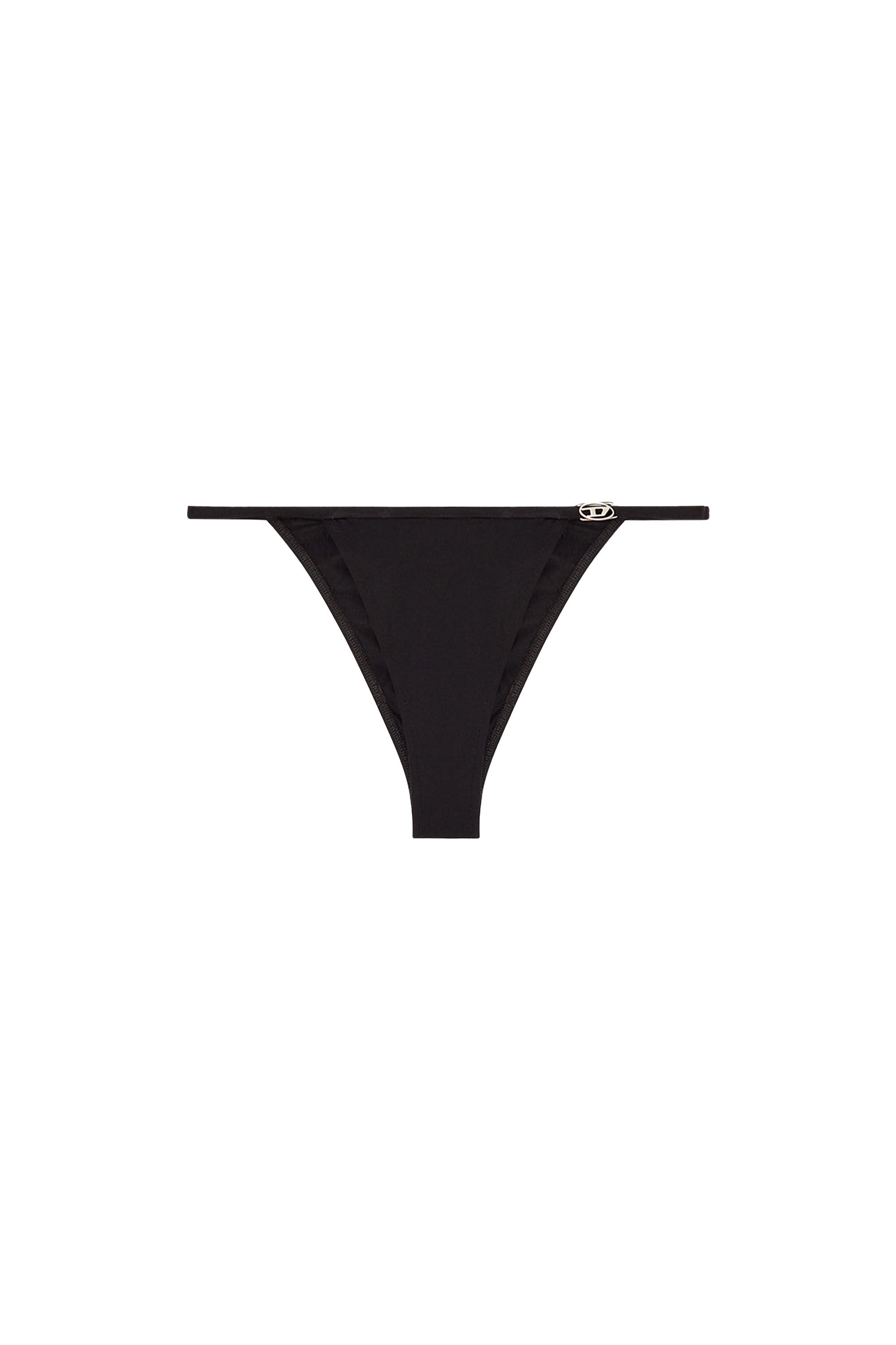 Diesel - EBBI-DNM, Slip sgambati con dettaglio Oval D Donna in Nero - 2