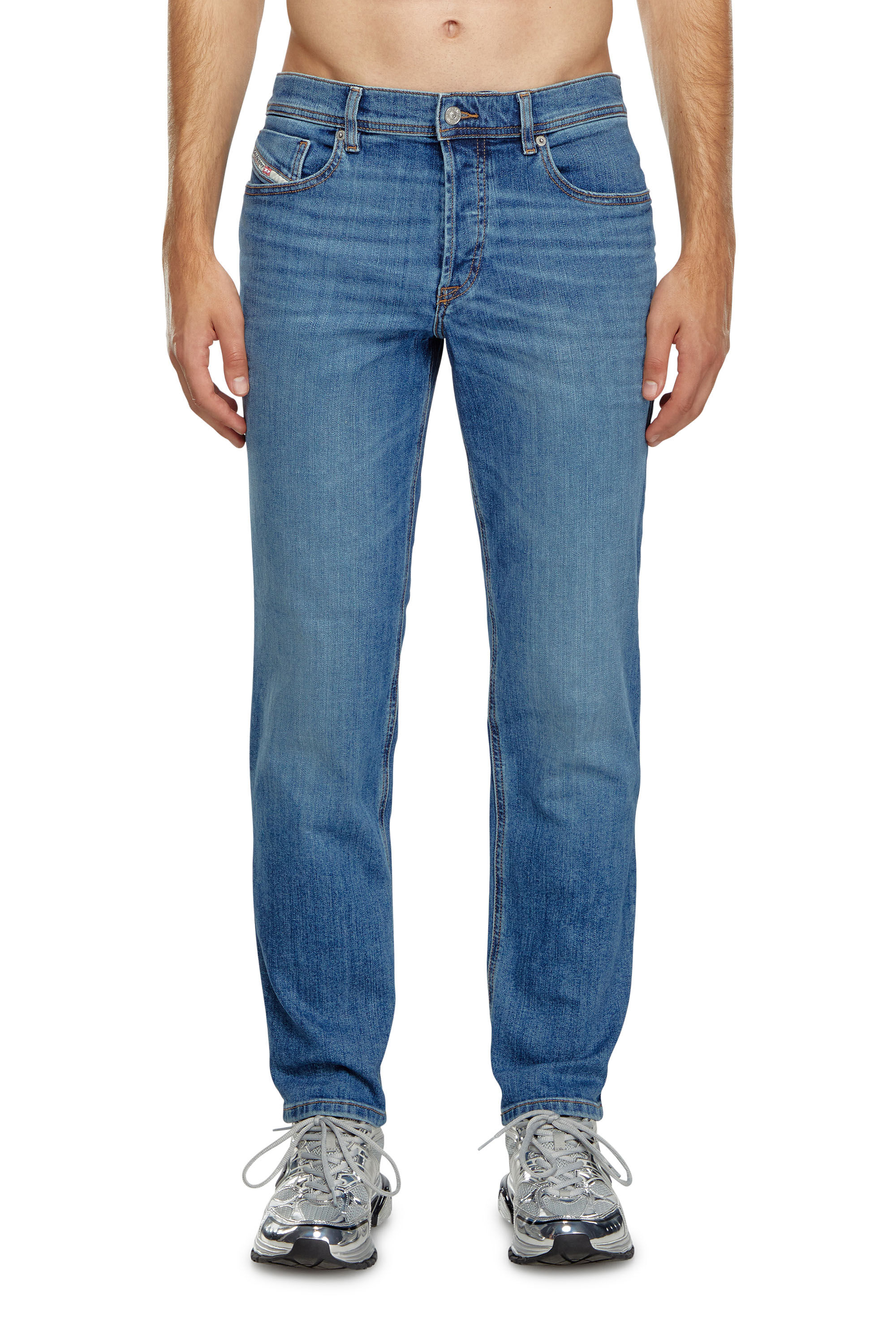 Diesel - Homme Tapered Jeans 2023 D-Finitive 0KIAL, Bleu Clair - Image 3