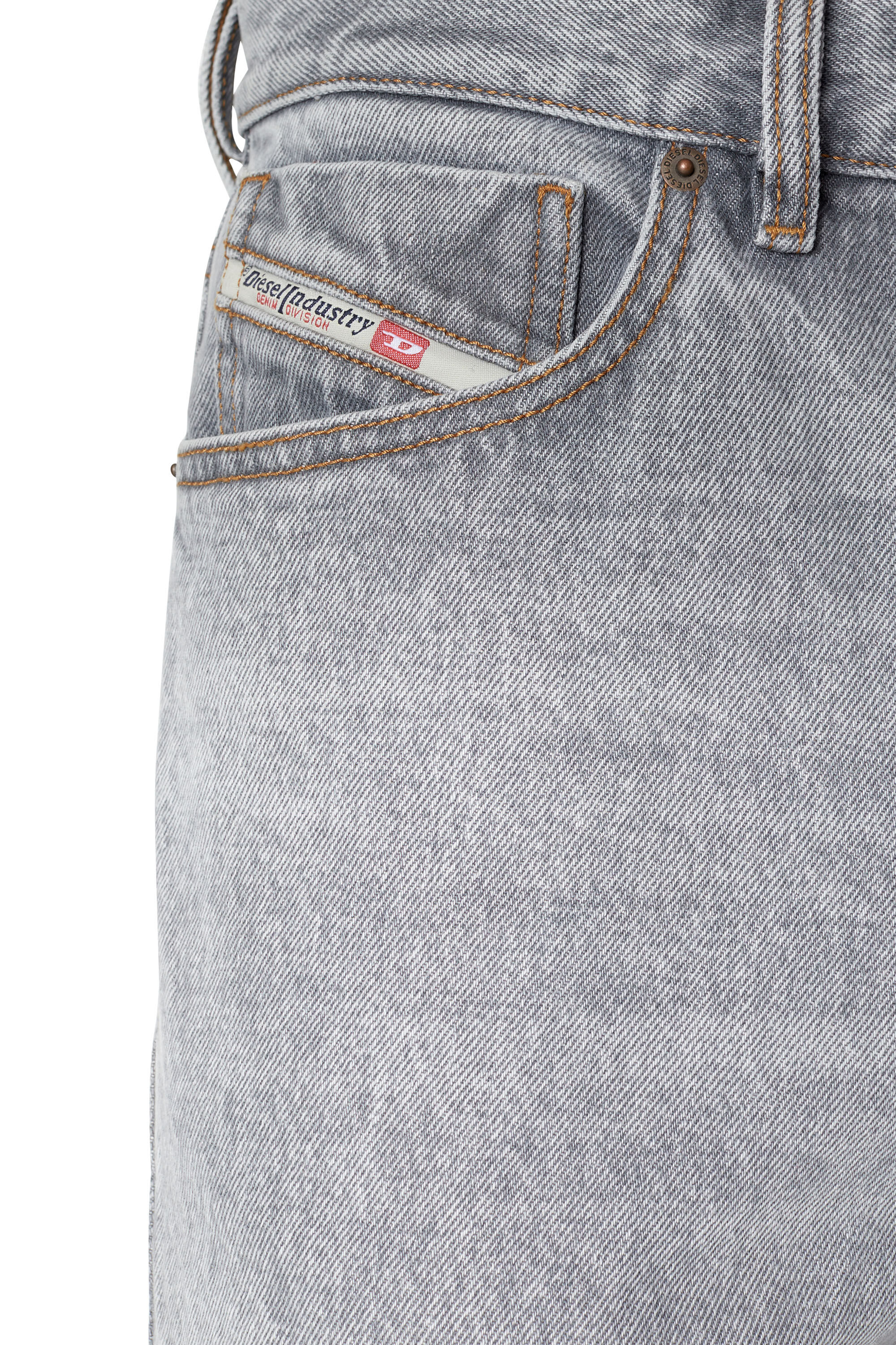 Diesel - 1995 D-Sark 007D4 Straight Jeans, Gris Clair - Image 6
