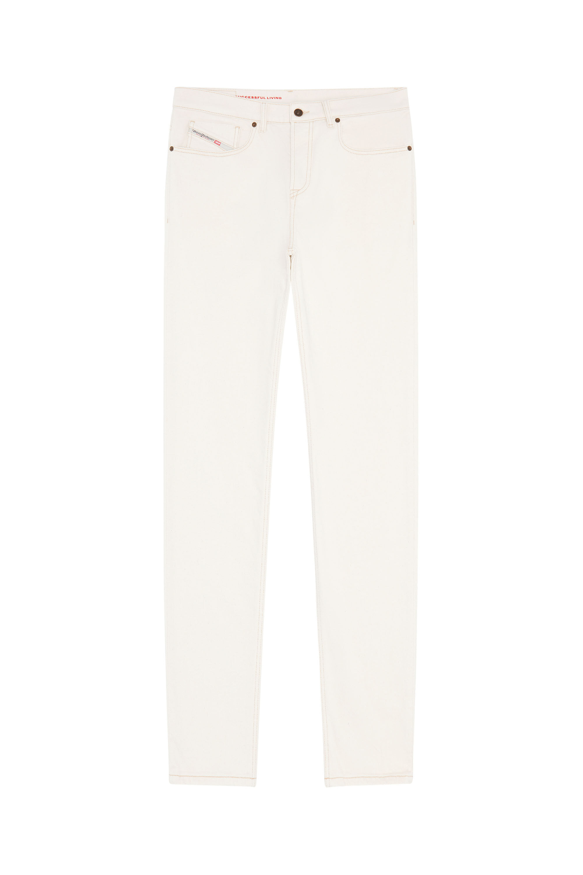 Diesel - 2005 D-FINING 09B94 Tapered Jeans, Bianco - Image 2