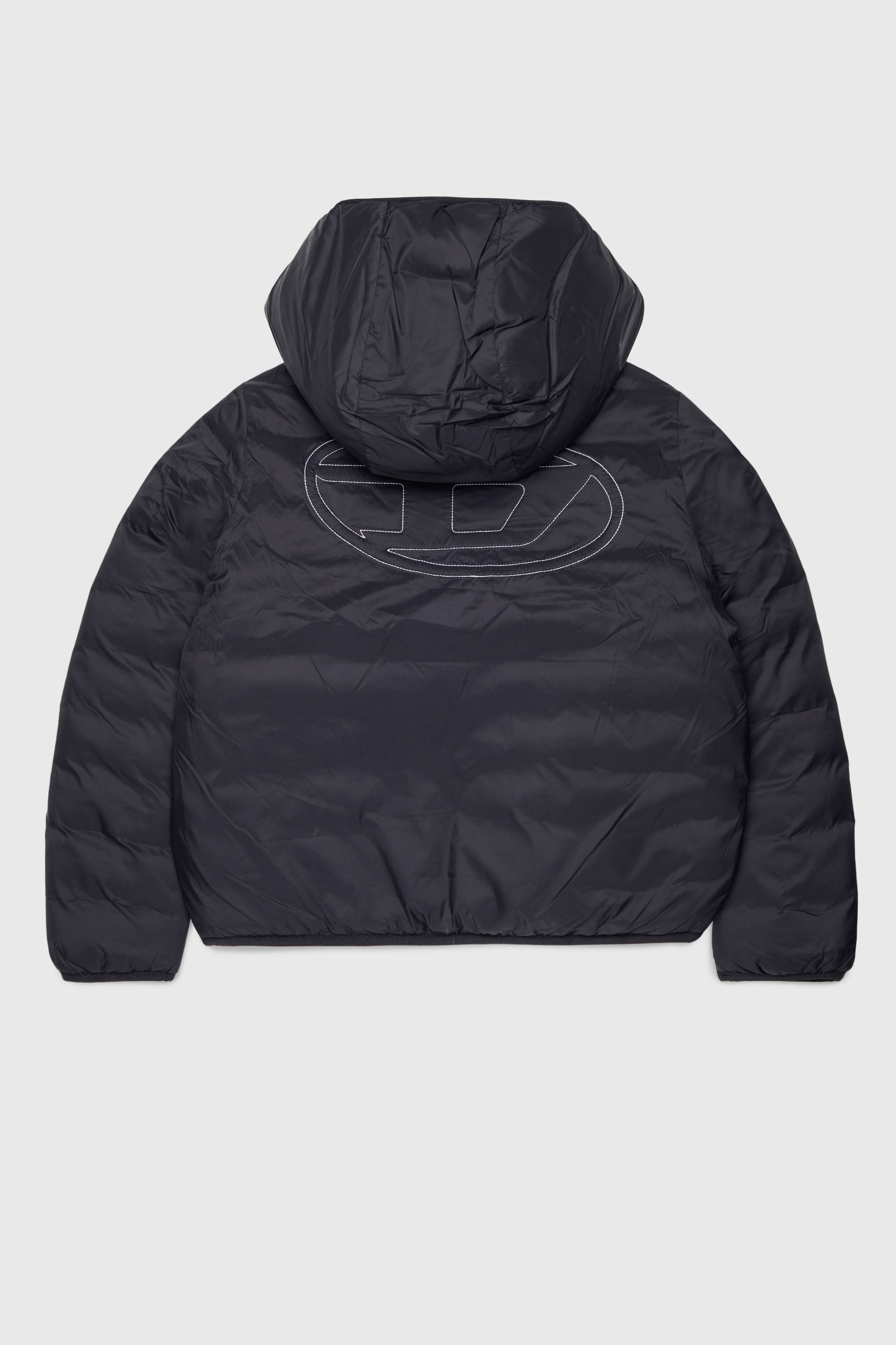 Diesel - JOSIPLS, Giacca con cappuccio in nylon imbottito Unisex in Nero - 2