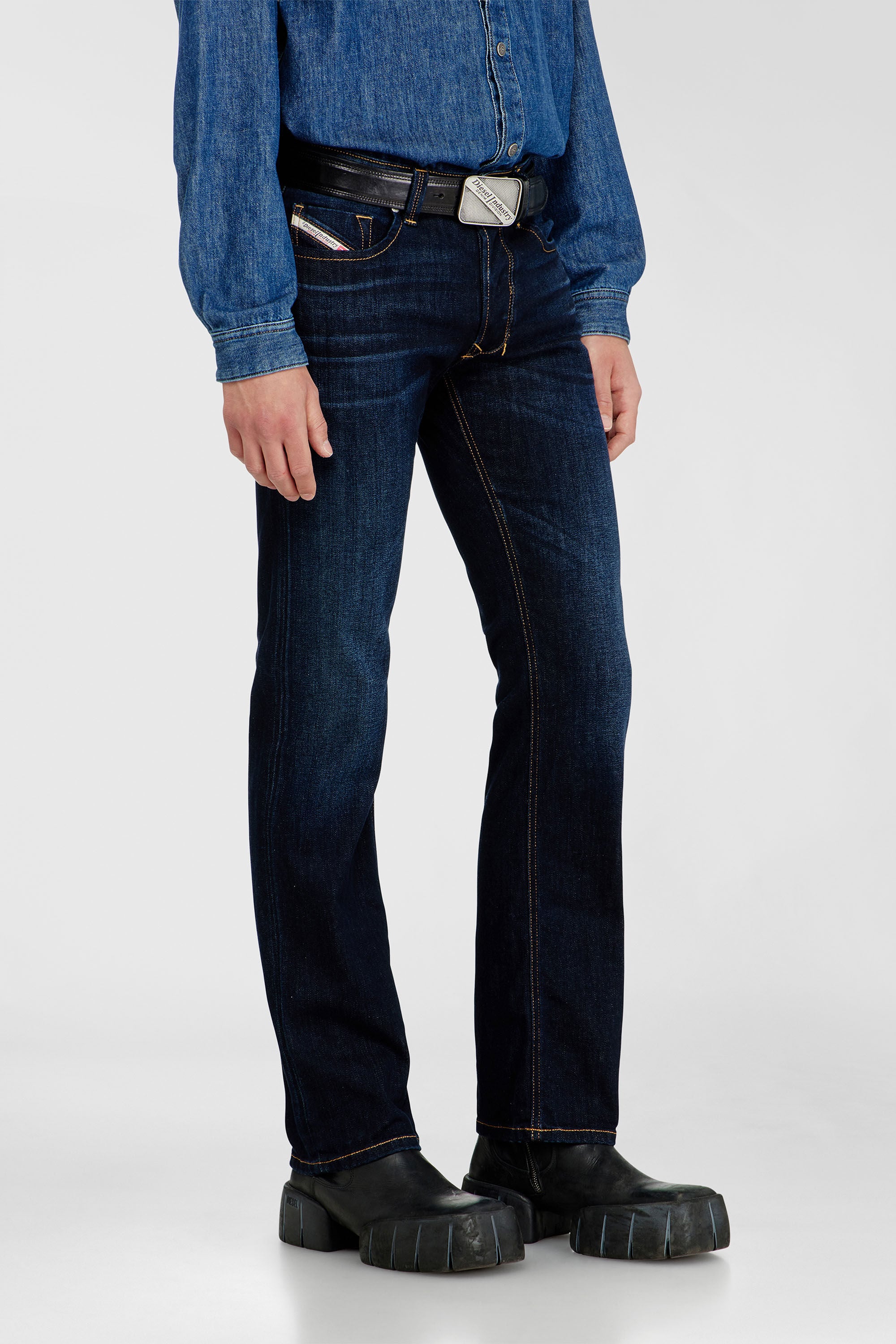 Diesel - Regular Jeans 1985 Larkee 09Q15 Homme, Bleu Fonc&eacute; - Image 7