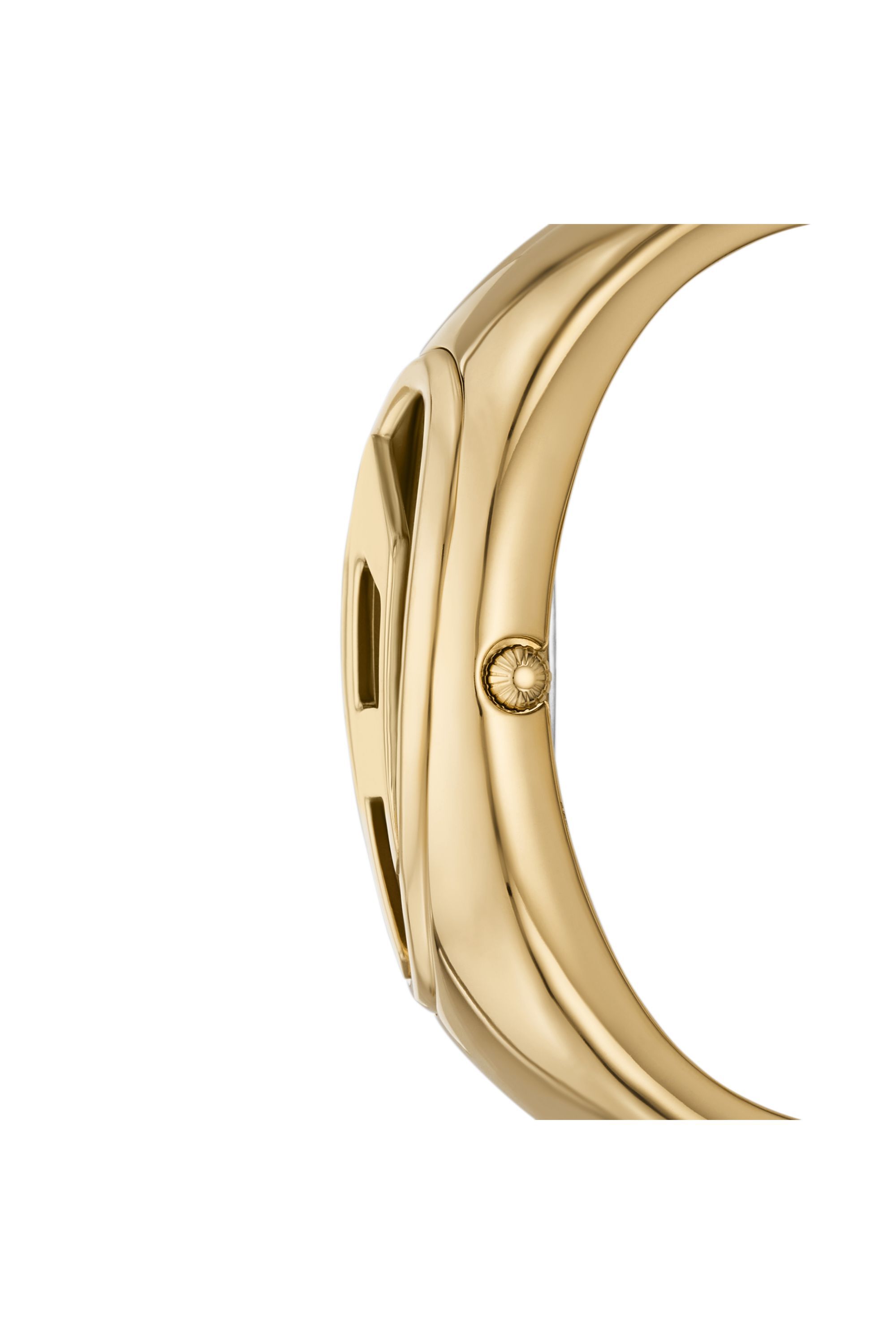 Diesel - DZ5608 WATCH, Damen Wonder-D Armbanduhr aus goldenem Edelstahl mit zwei Zeigern in Gold - 3