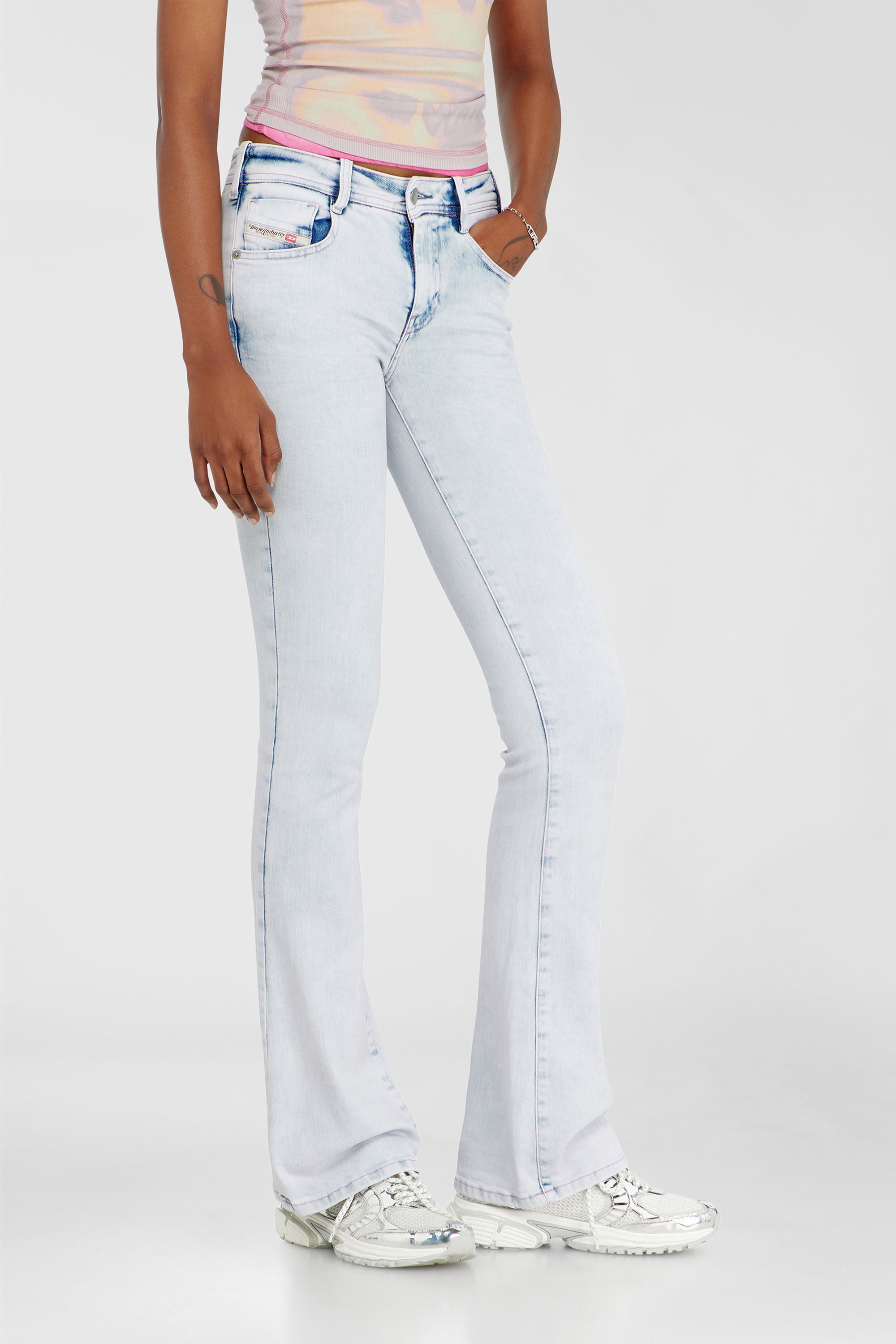 Diesel - Damen Bootcut Jeans 1969 D-Ebbey 0HDBH, Hellblau - 7