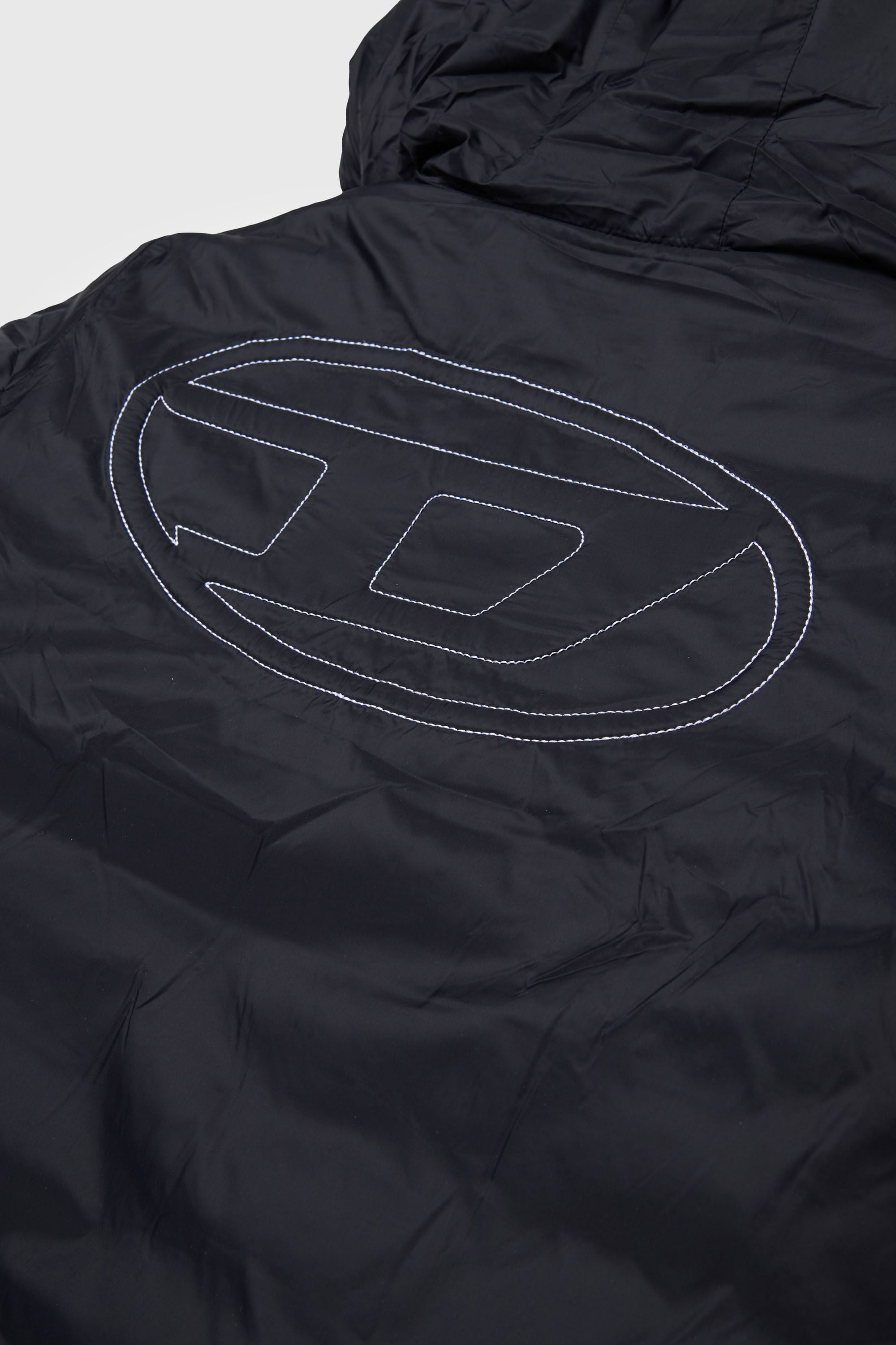 Diesel - JOSIPLS, Giacca con cappuccio in nylon imbottito Unisex in Nero - 4