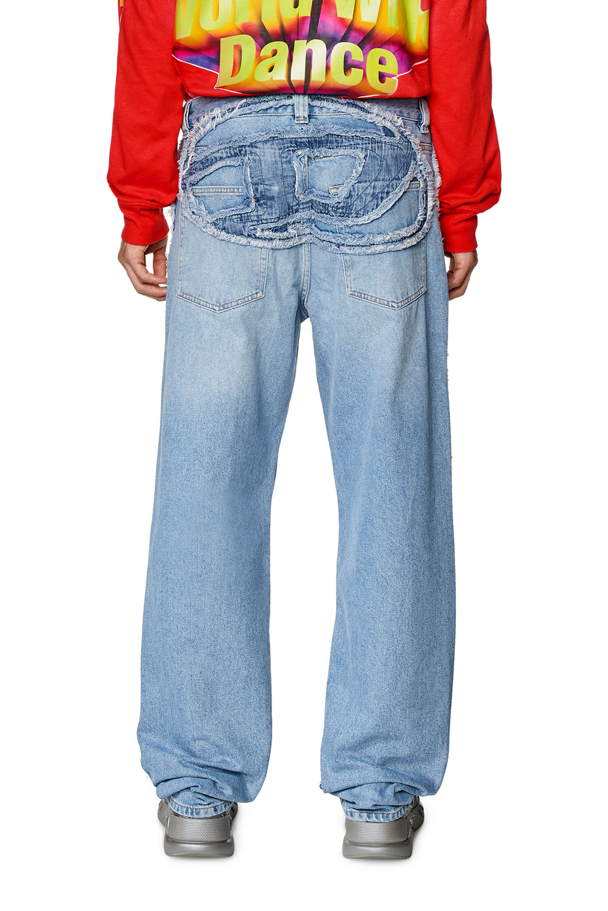 Diesel - Straight Jeans 2010 D-Macs 0HLAC, Bleu Clair - Image 4