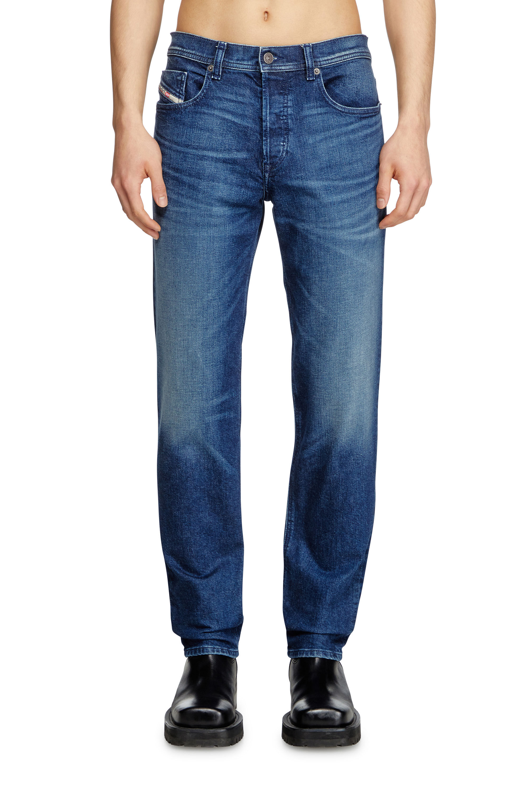 Diesel - Regular Jeans 2023 D-Finitive 09L51 Uomo, Blu Scuro - Image 3
