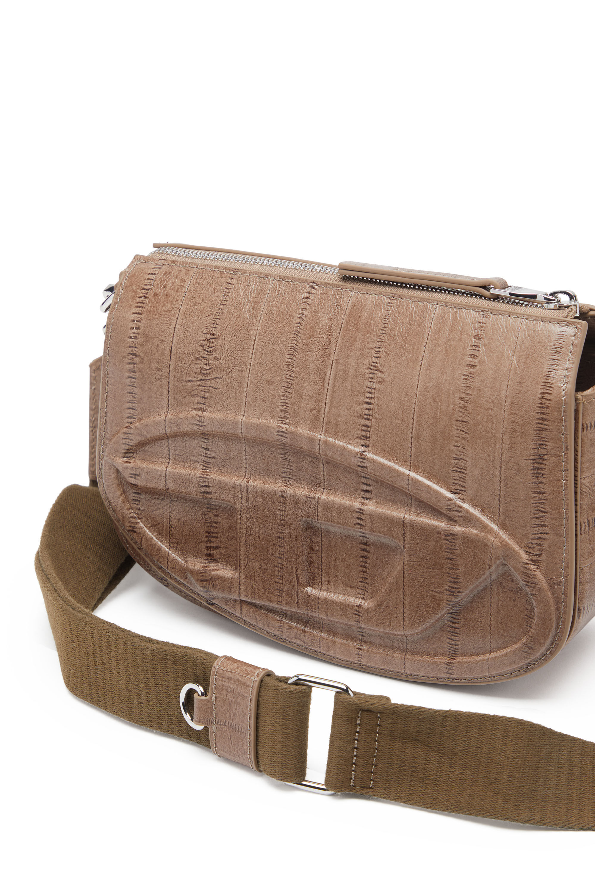 Diesel - 1DR CAMERA BAG, 1DR-Camera bag effetto anguilla Unisex in Marrone - 2