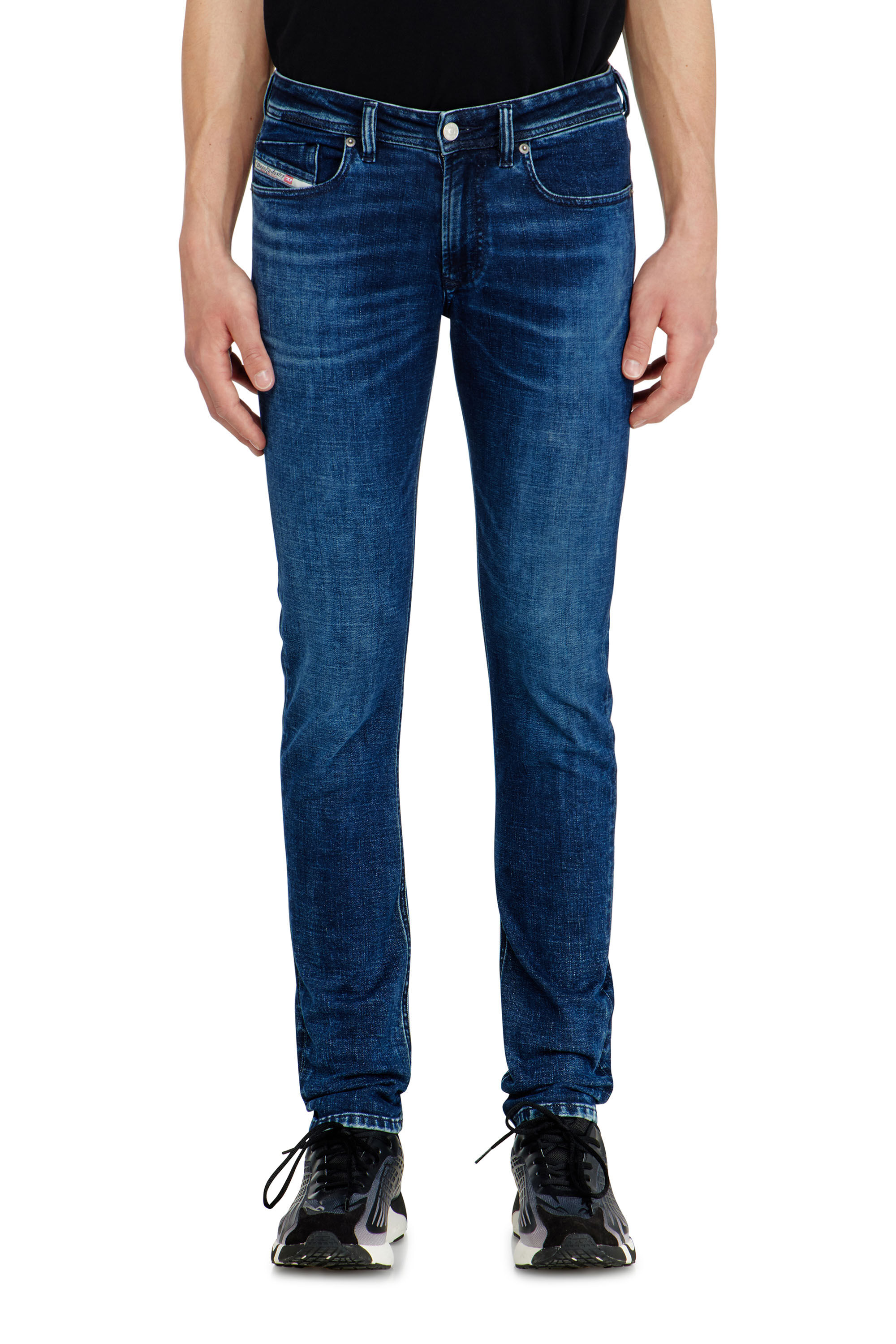Diesel - Skinny Jeans 1979 Sleenker 0KBBD Homme, Bleu Fonc&eacute; - Image 4