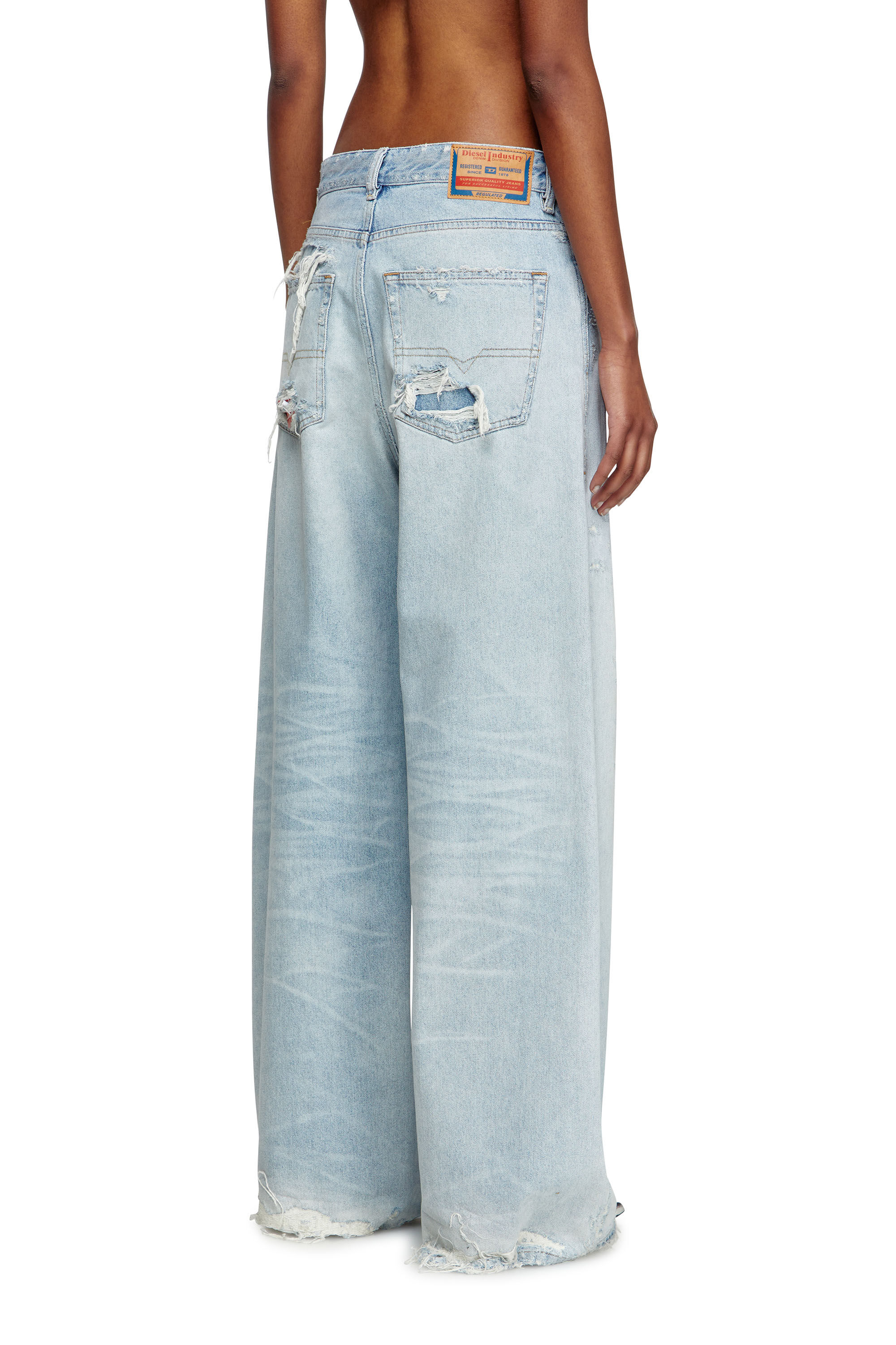 Diesel - Damen Relaxed Jeans 1996 D-Sire 09M53, Hellblau - 4