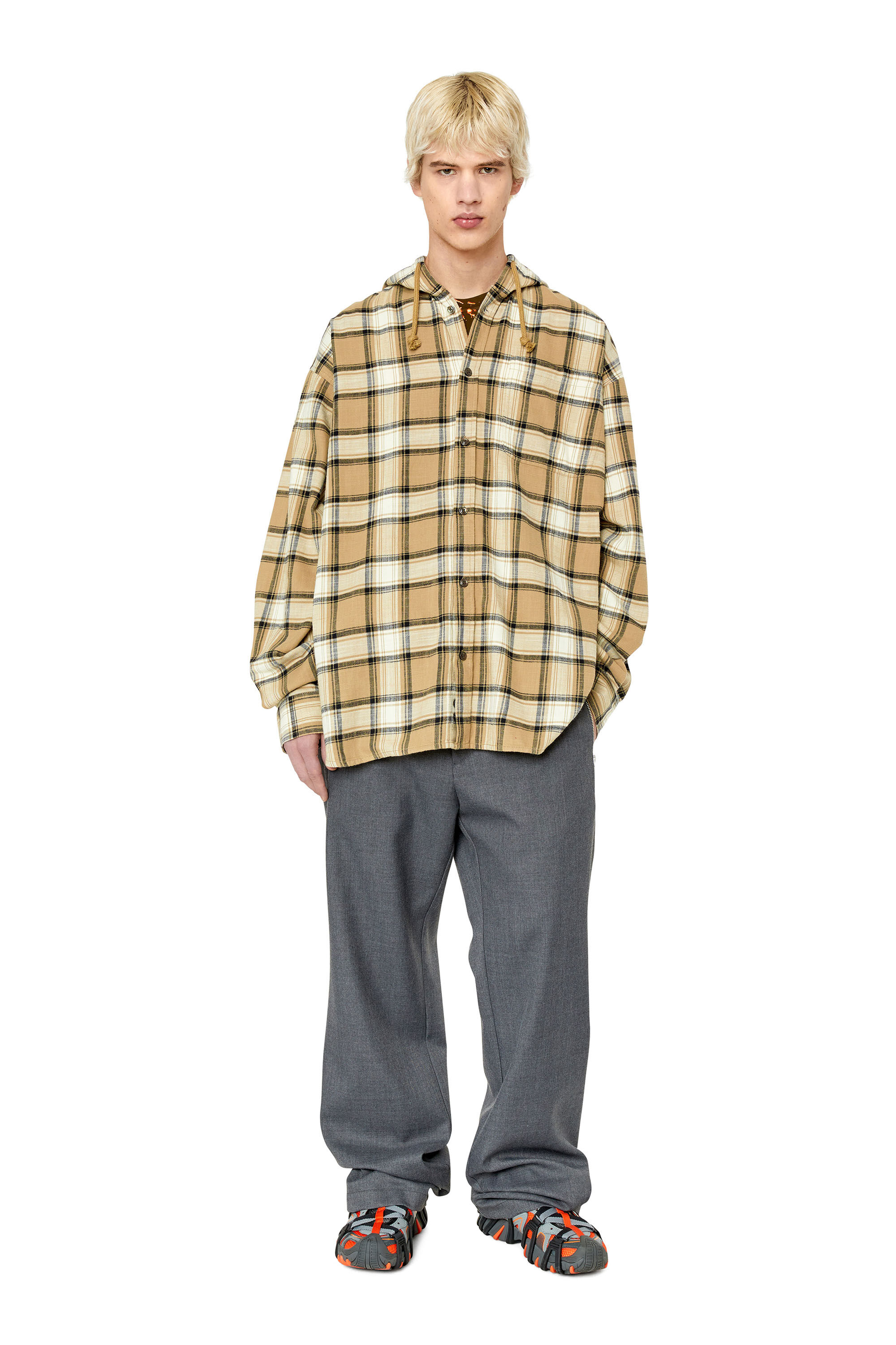 Diesel - S-DEWNY-HOOD, Black/Beige - Image 1
