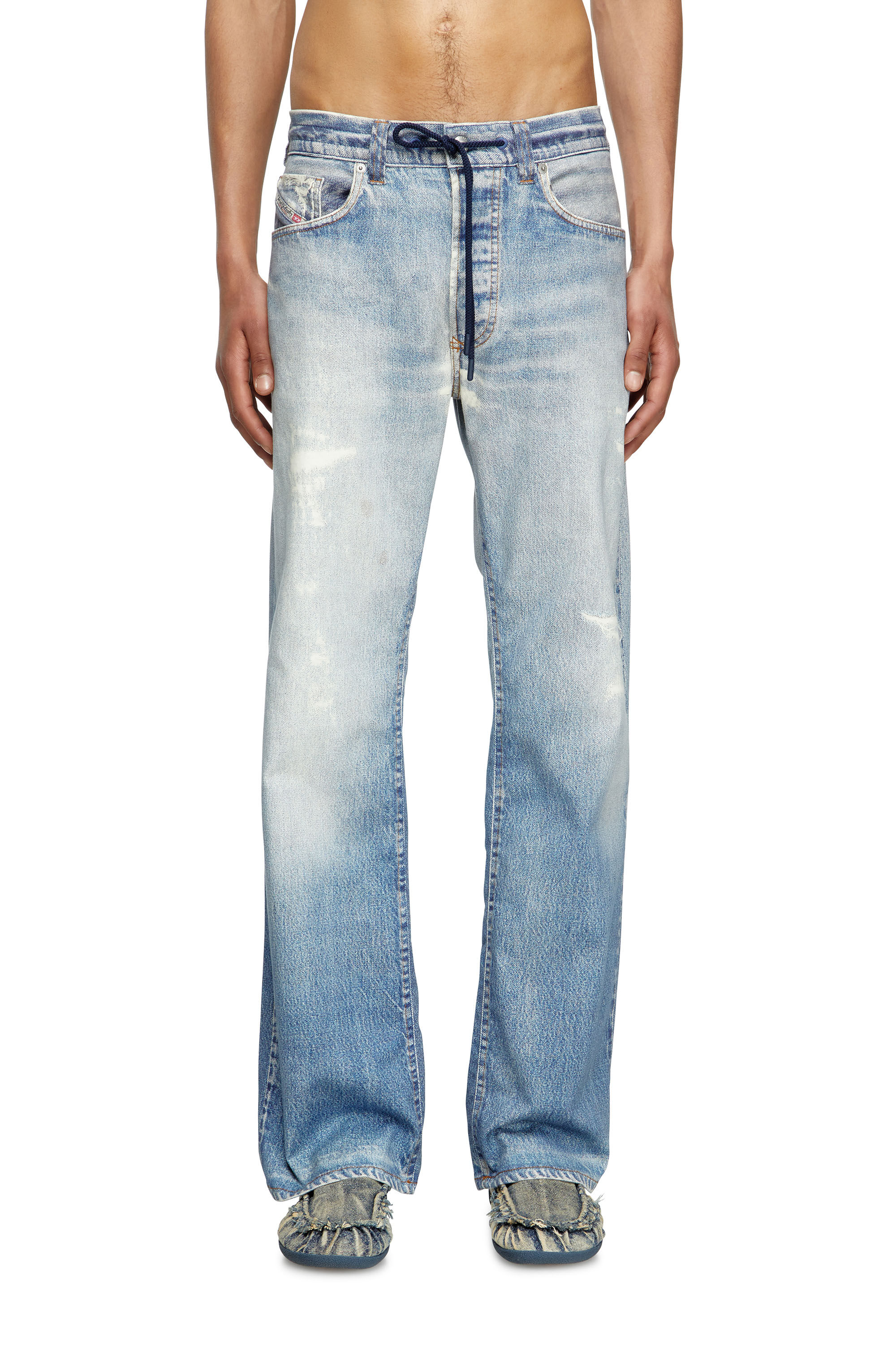 Diesel - Relaxed 2080 D-Reel Joggjeans® 068RX Uomo, Blu Chiaro - Image 3