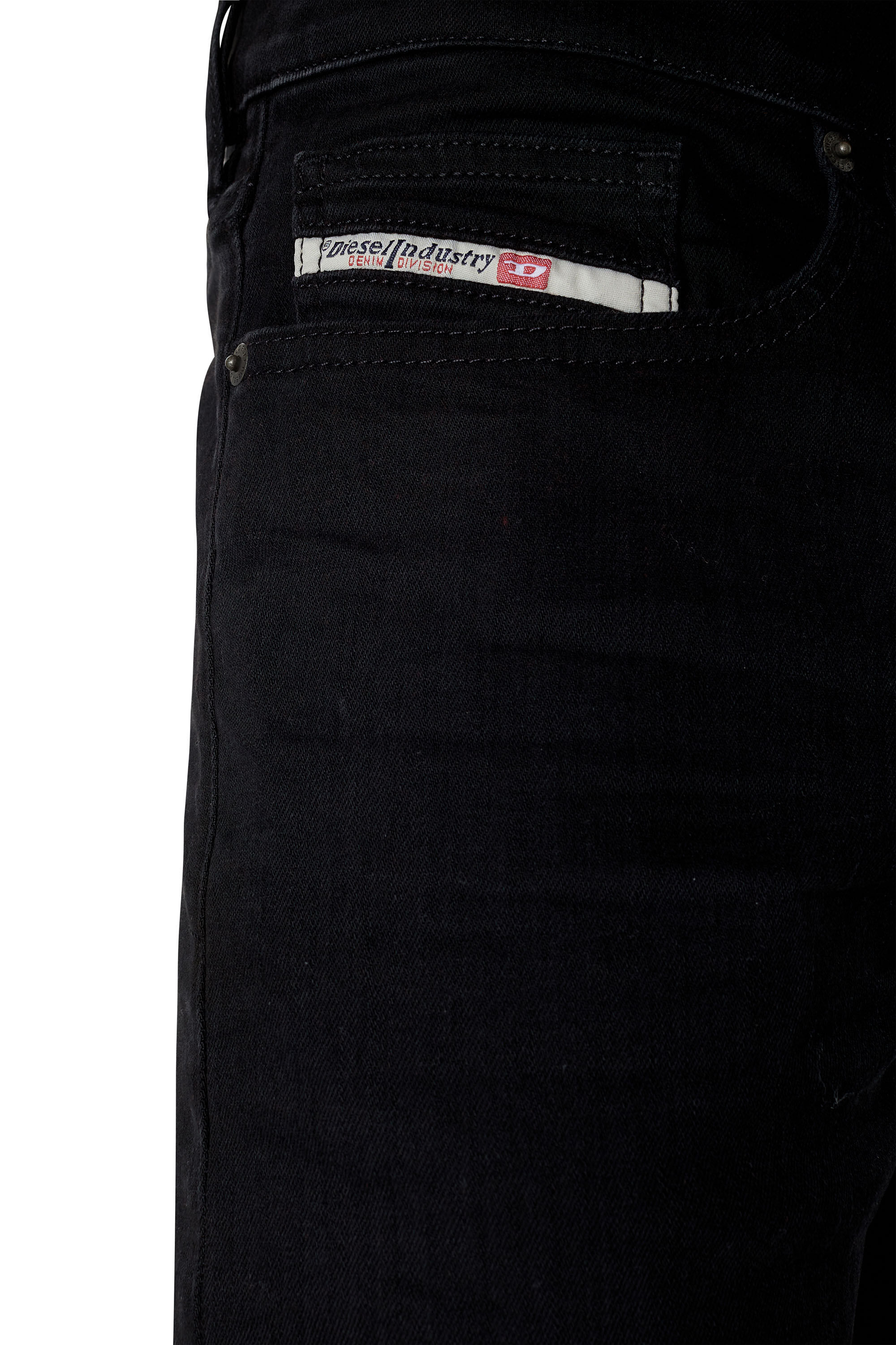 Diesel - D-Luster 0ELAY Slim Jeans, Noir/Gris foncé - Image 6