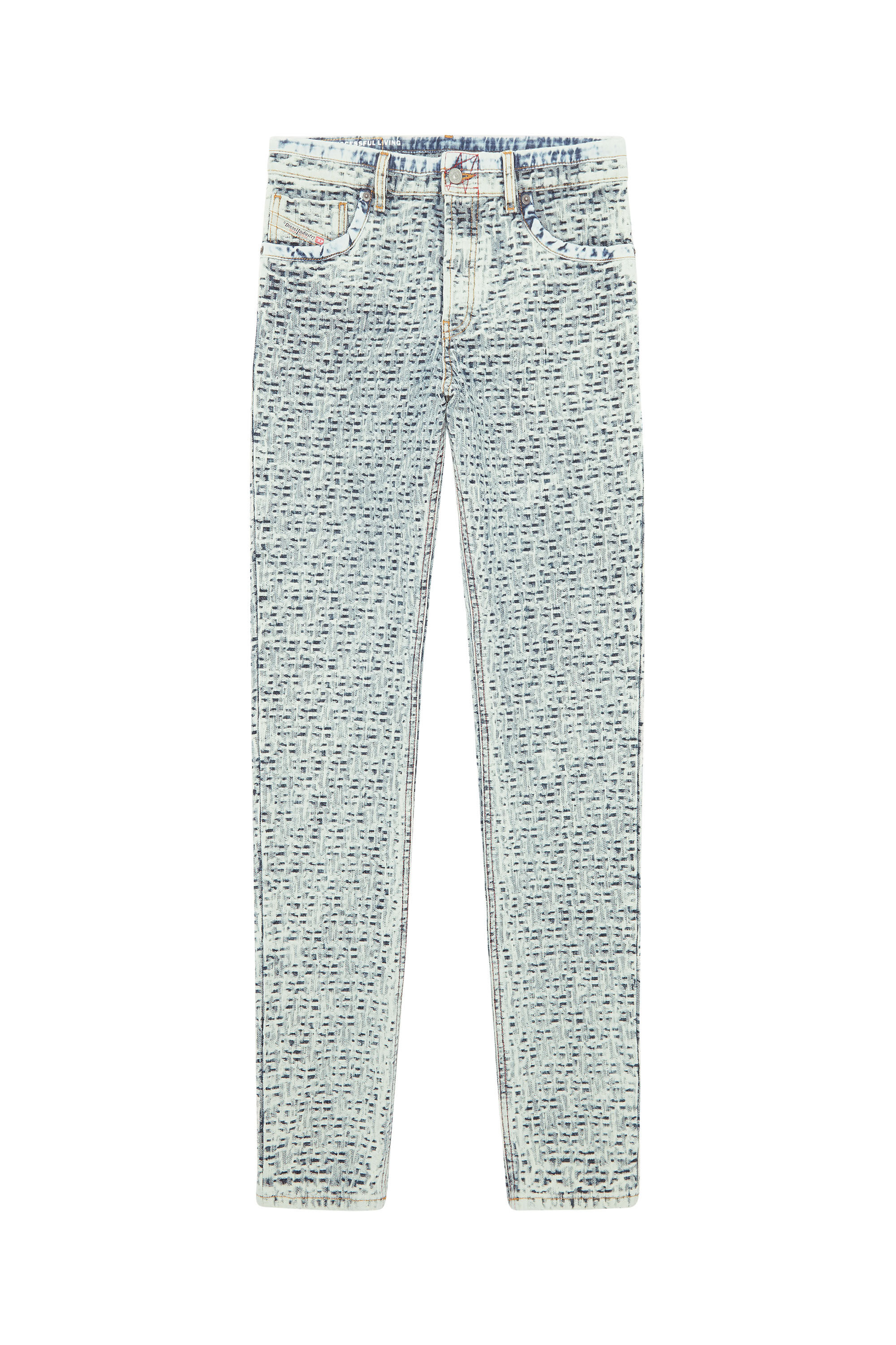 Diesel - Straight Jeans 1995 D-Sark 0EMAA, Blu Chiaro - Image 2