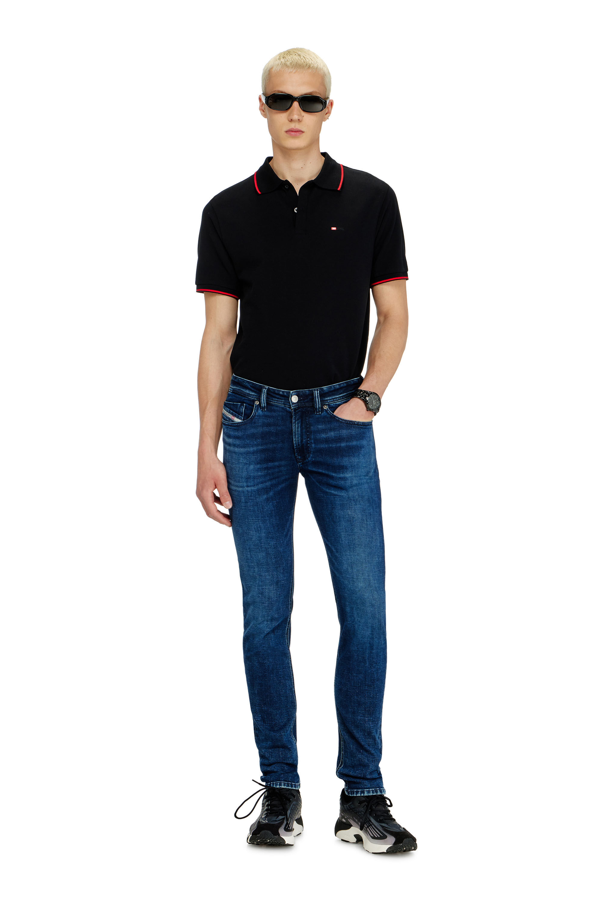 Diesel - Skinny Jeans 1979 Sleenker 0KBBD Homme, Bleu Fonc&eacute; - Image 1