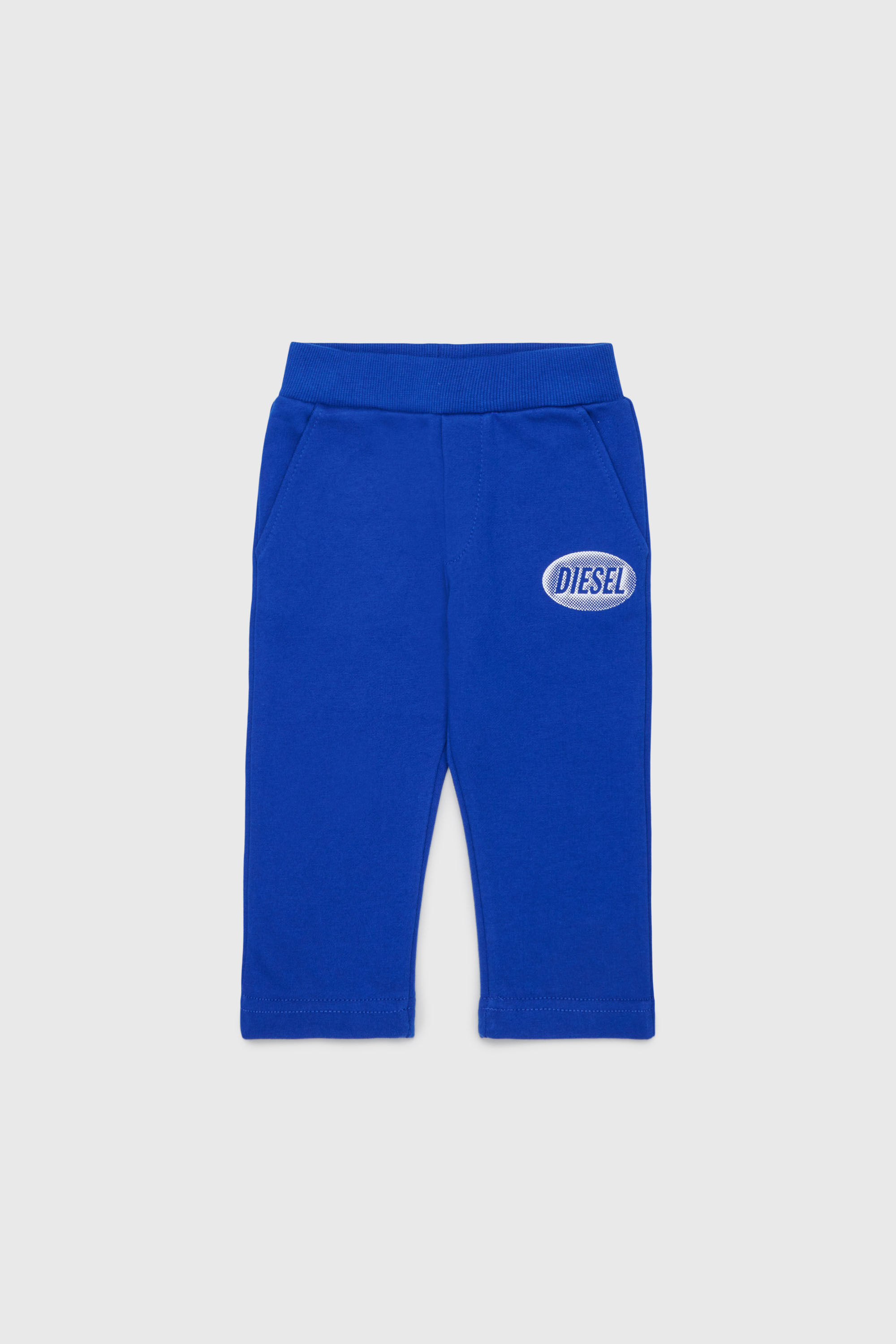 Diesel - PDSELB, Pantaloni in cotone con stampa logo Unisex in Blu - 1