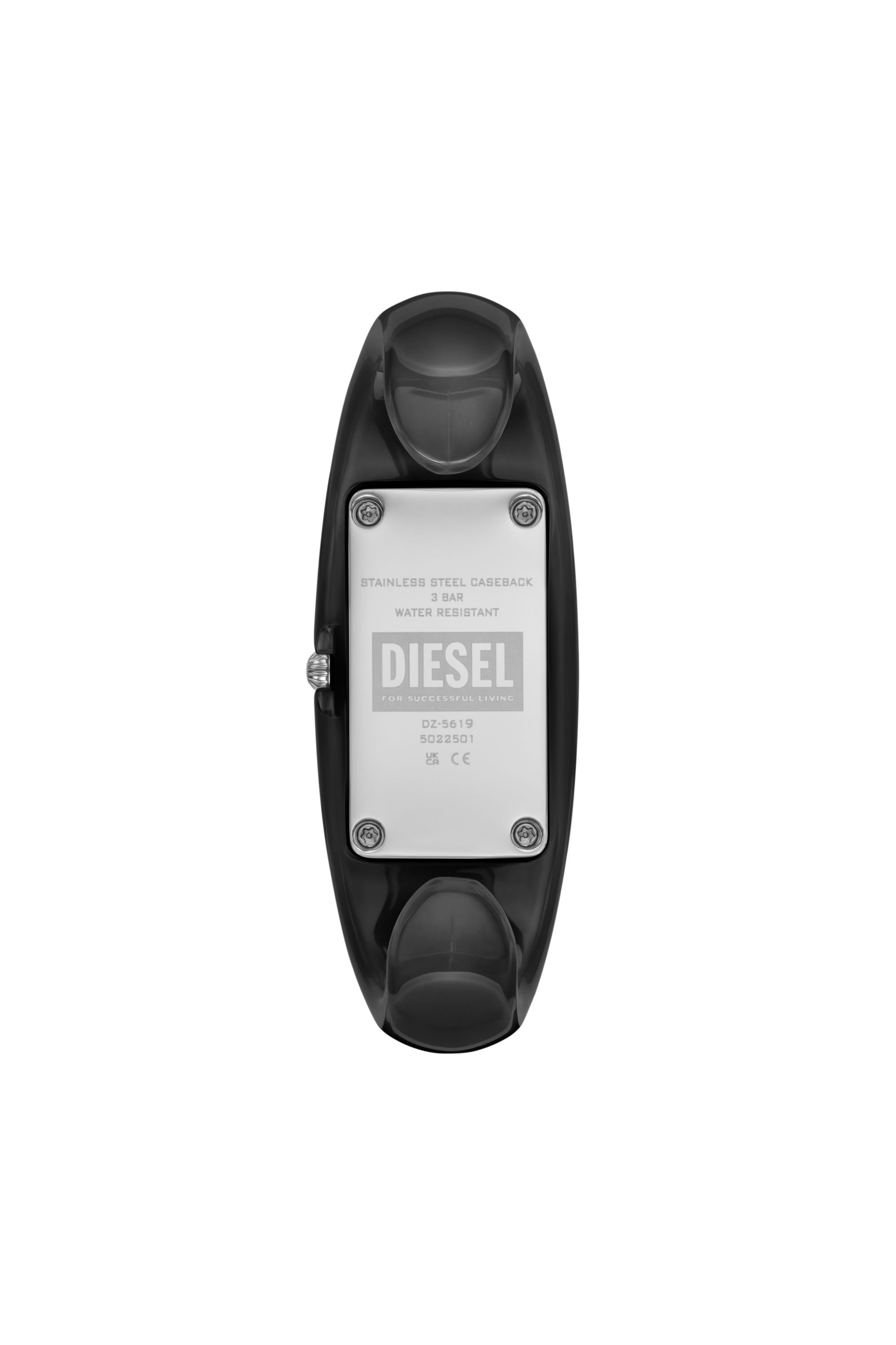 Diesel - DZ5619 WATCH, Damen Wonder-D Armbanduhr aus Nylonharz in Schwarz - 2