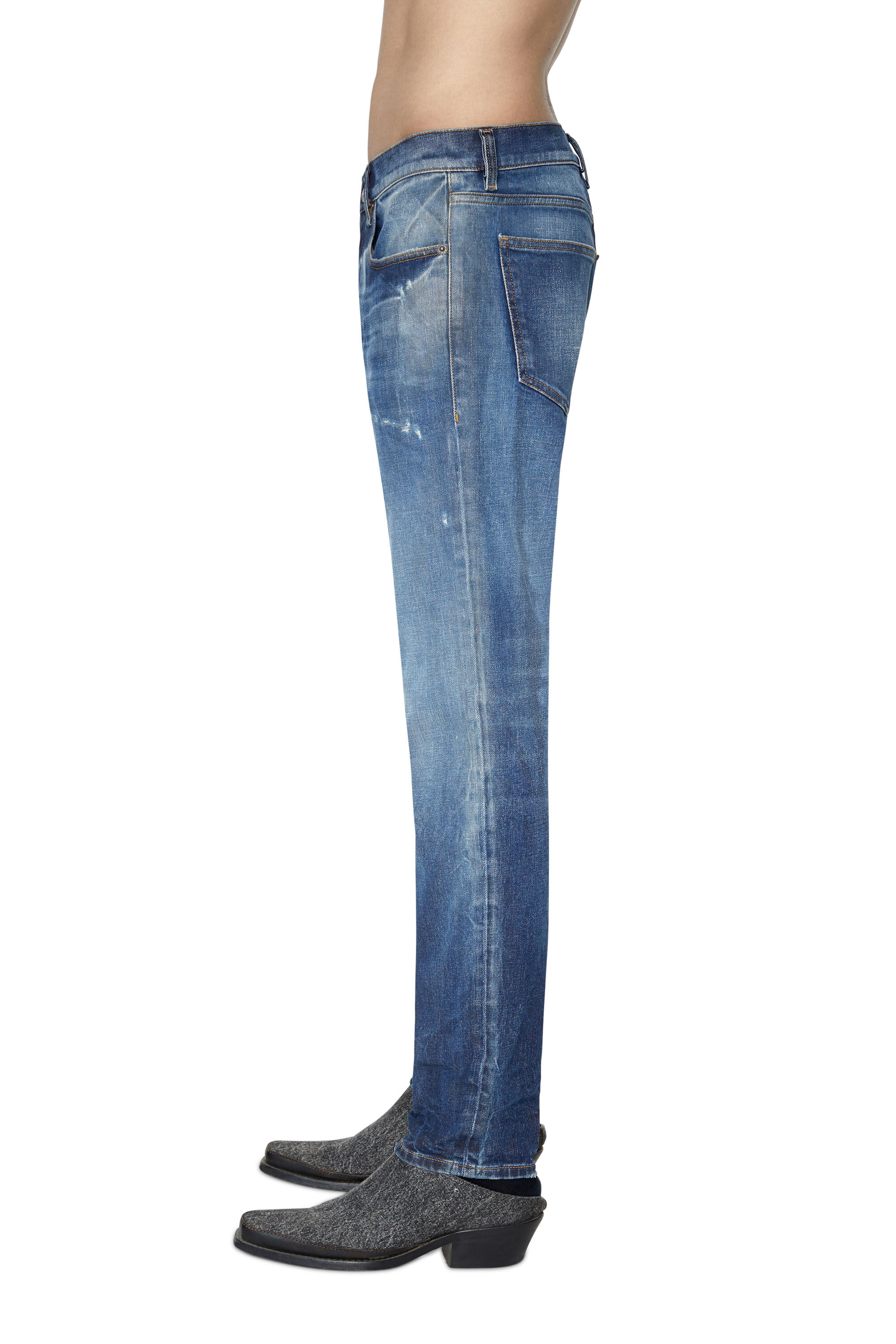 Diesel - 2019 D-STRUKT 09E14 Slim Jeans, Bleu moyen - Image 5