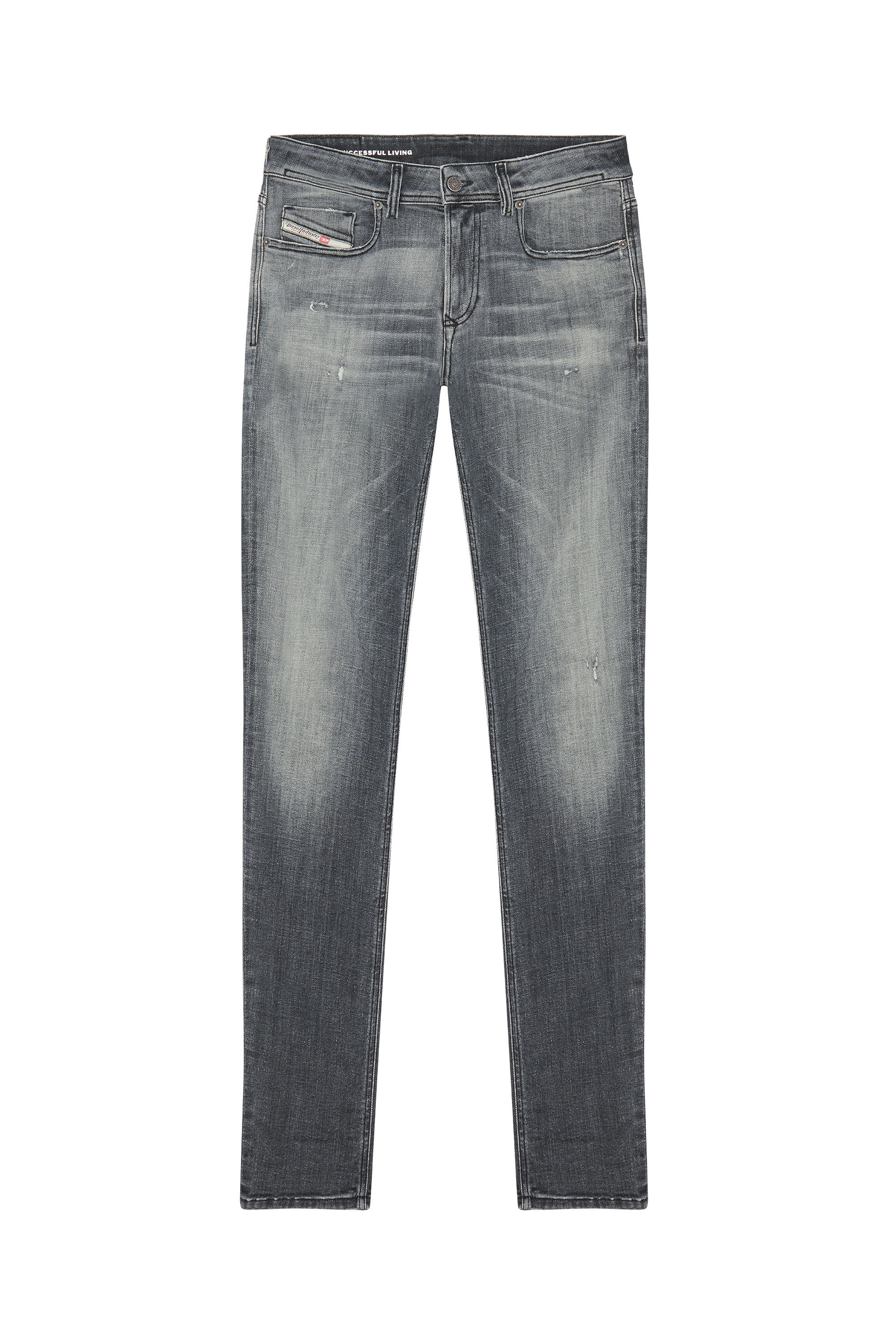 Diesel - 1979 Sleenker 09F13 Skinny Jeans, Schwarz/Dunkelgrau - Image 2