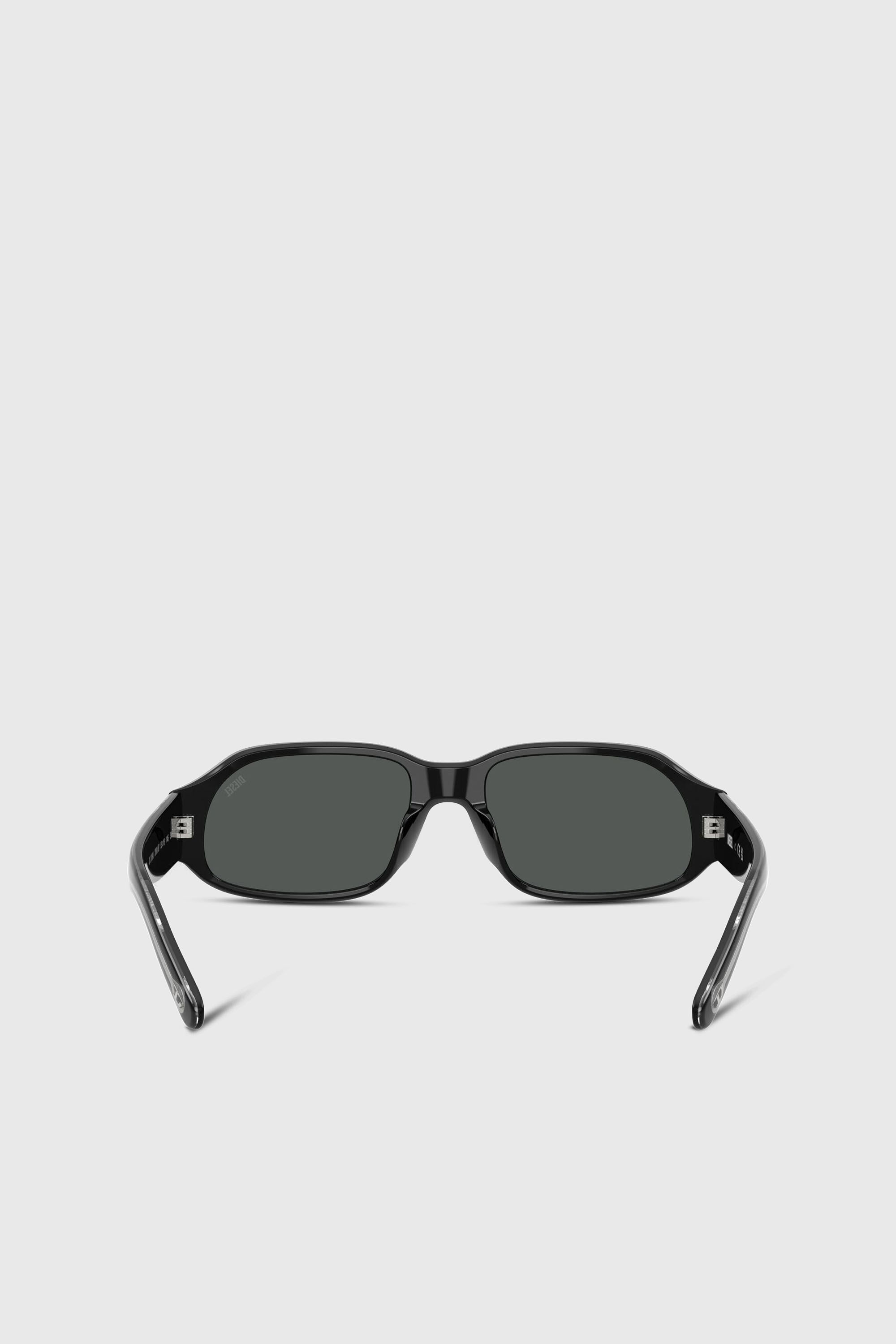 Diesel - 0DL2009U, Occhiali da sole rettangolari Unisex in Nero - 3