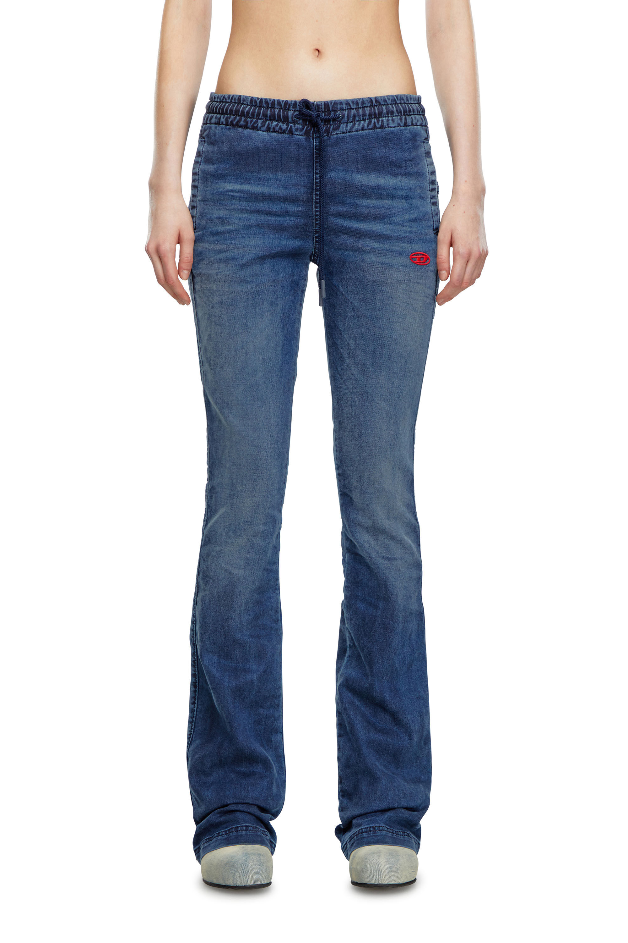 Diesel - Damen Bootcut and Flare 2069 D-Ebbey Joggjeans® 068LX, Dunkelblau - Image 3