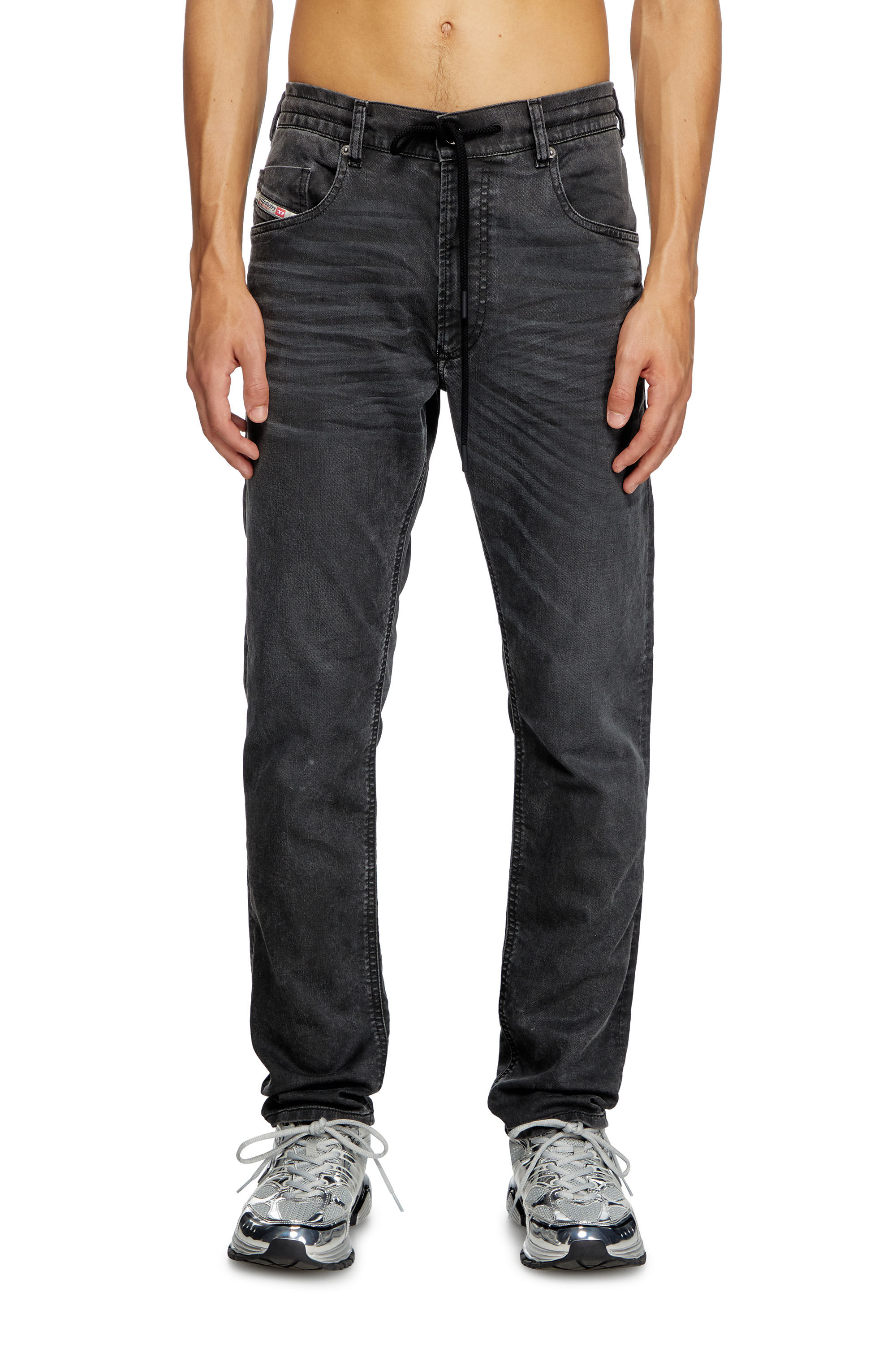Diesel - Regular 2032 D-Krooley Joggjeans® 09J75 Homme, Noir - Image 3