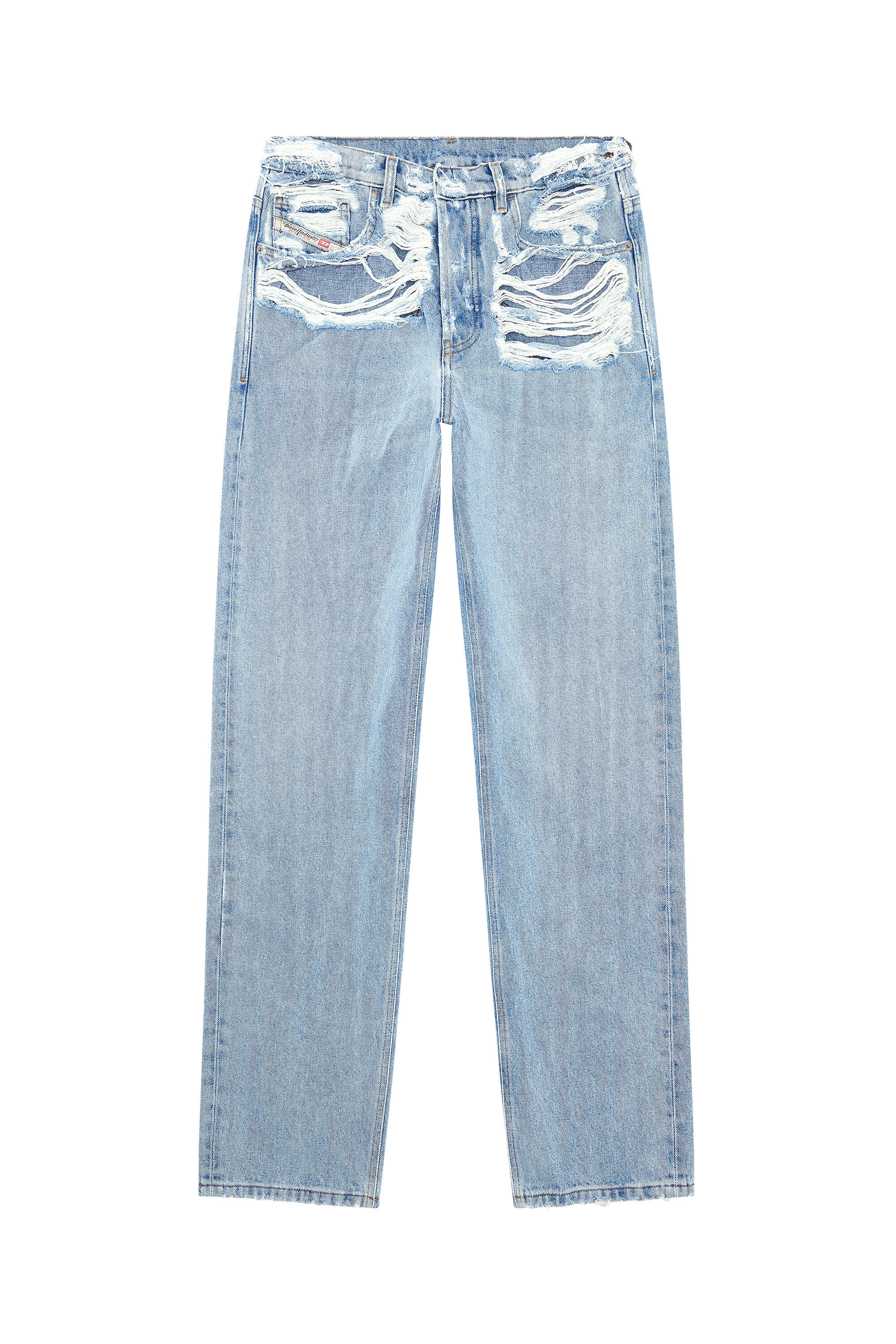 Diesel - Straight Jeans D-Ark 007S3, Bleu Clair - Image 2