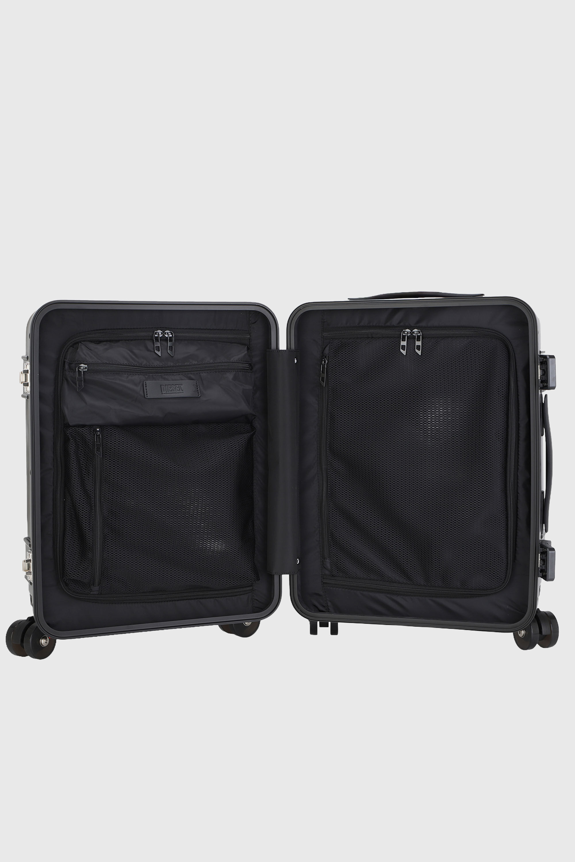 Diesel - DIESEL PC STRONG IMAGE TROLLEY- DSL003, Valigia resistente taglia S Unisex in Nero - 3