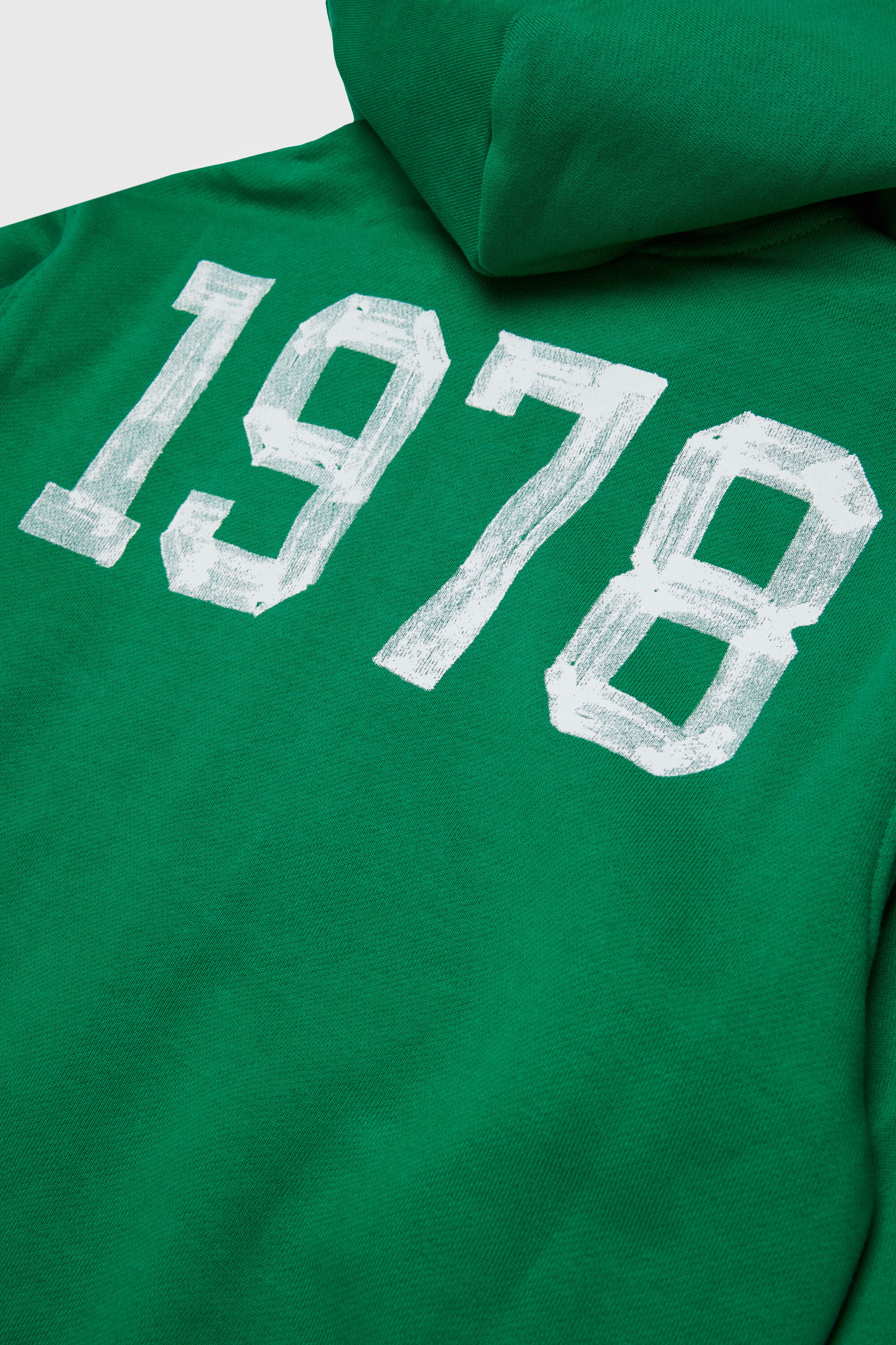 Diesel - SBANDHOOD OVER, Sweat &agrave; capuche zipp&eacute; avec logo effet peinture Homme in Vert - 4