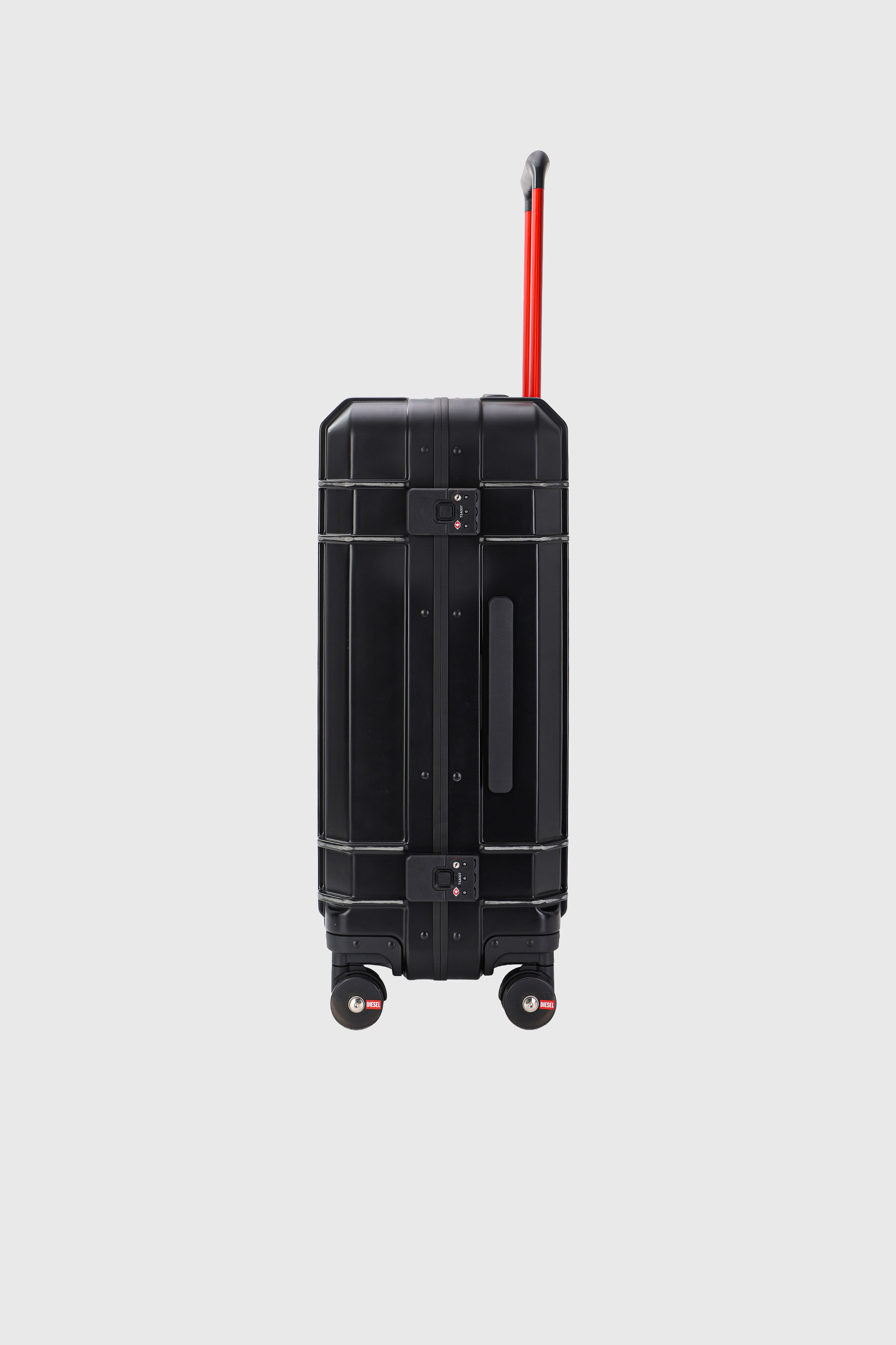 Diesel - DIESEL PC STRONG IMAGE TROLLEY- DSL003, Valigia resistente taglia M Unisex in Nero - 4