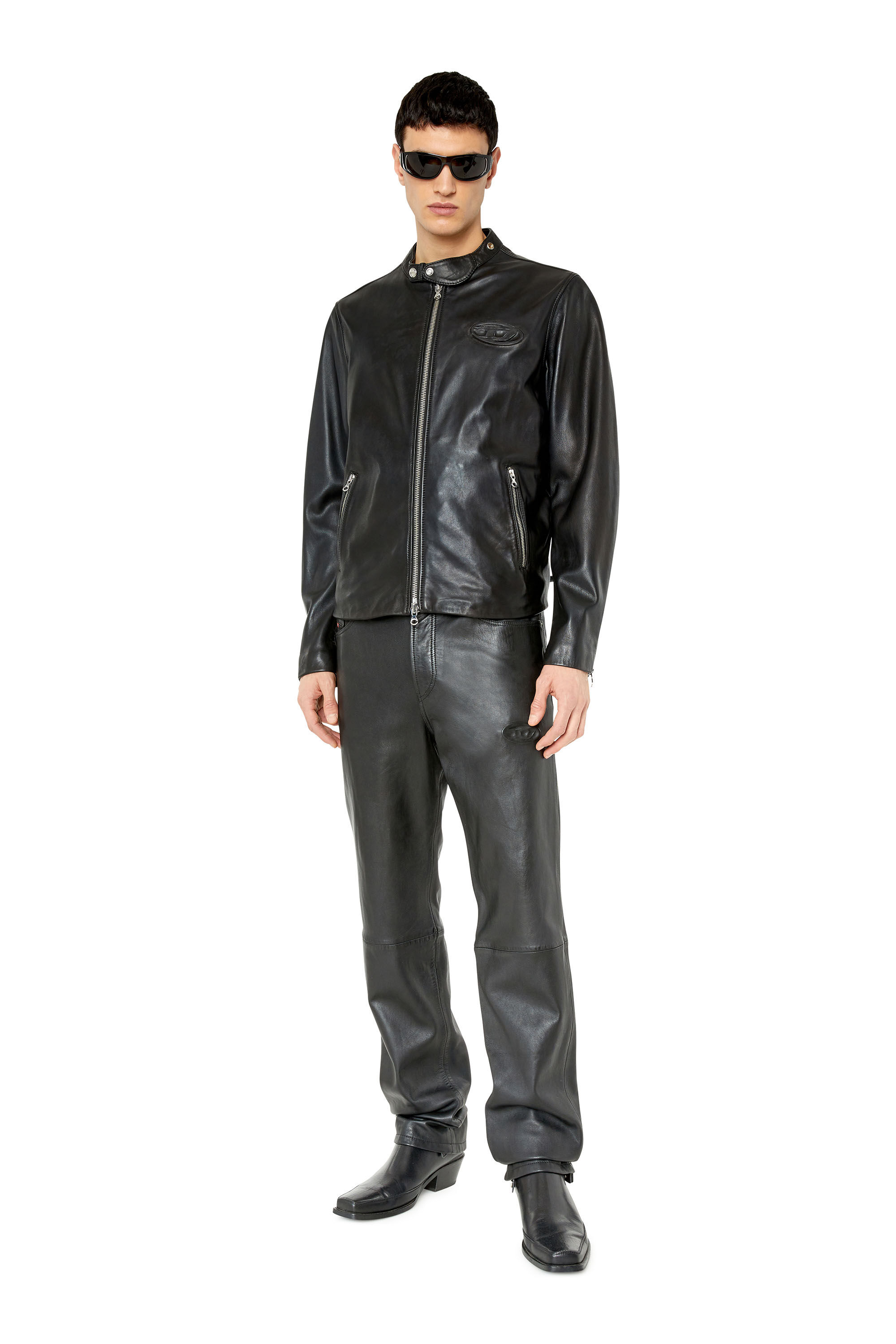 Diesel veste on sale cuir