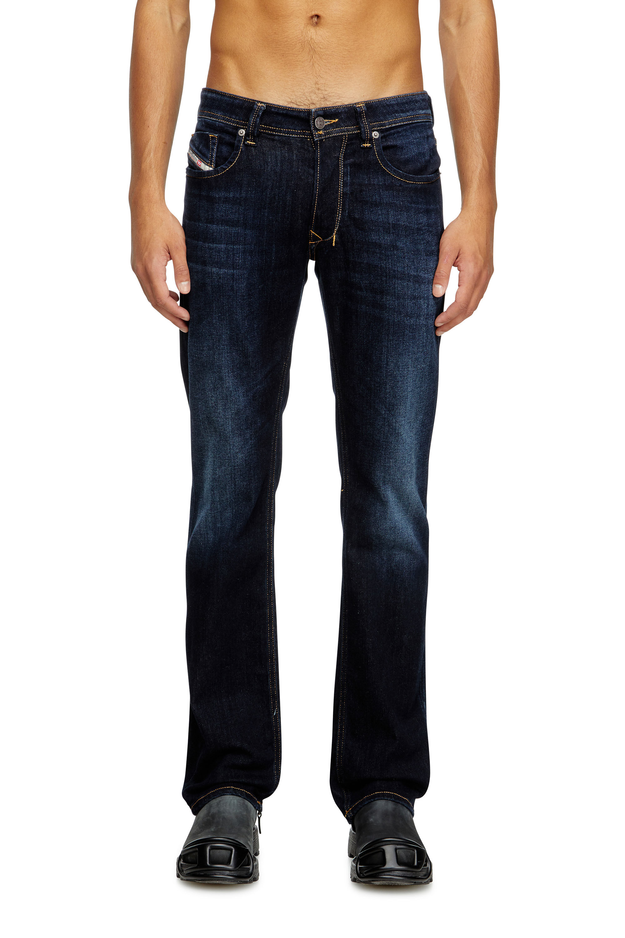 Diesel - Regular Jeans 1985 Larkee 009ZS Homme, Bleu Foncé - Image 3