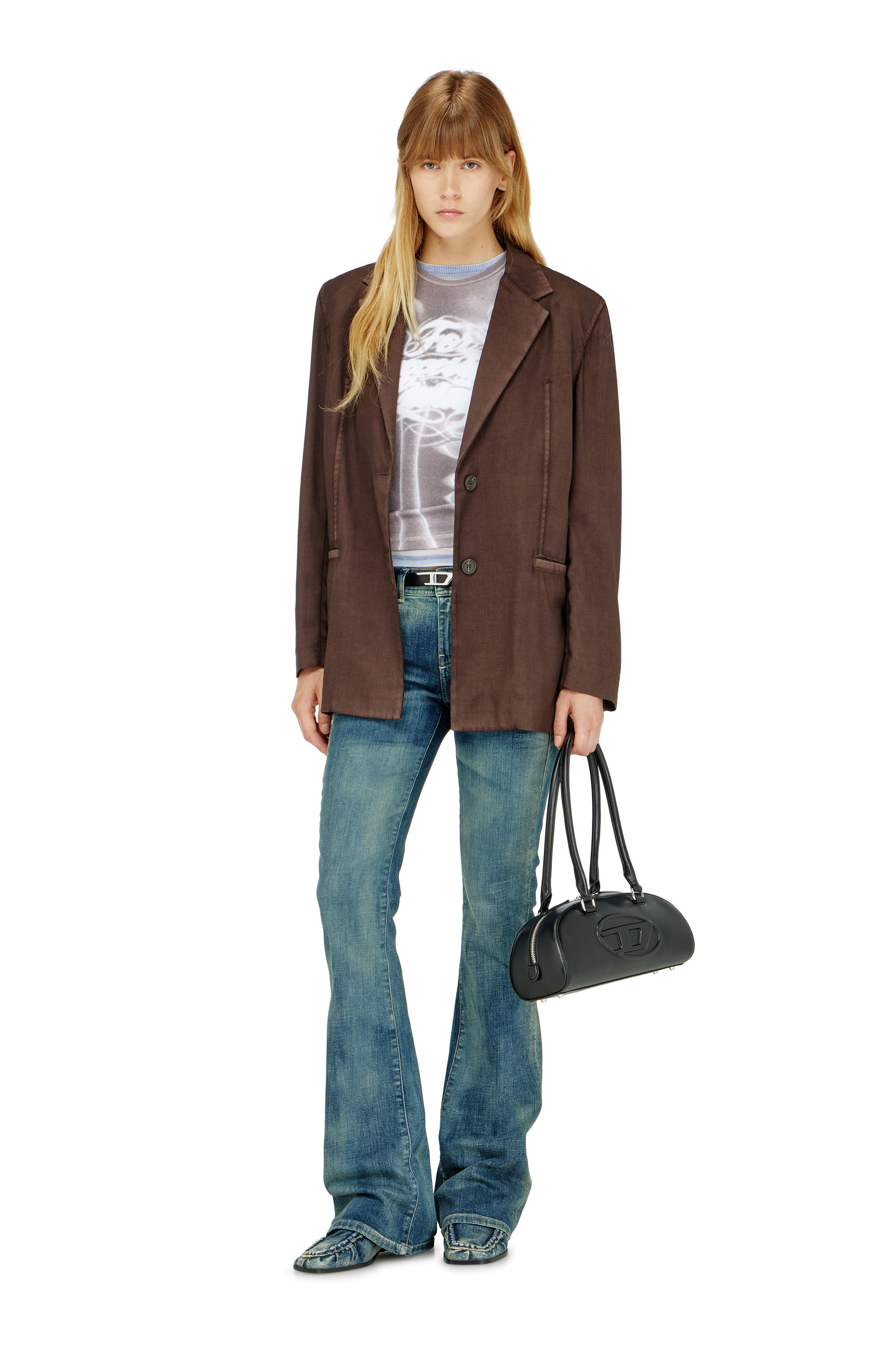 Diesel - Bootcut Jeans 1969 D-Ebbey 09P41 Donna, Blu medio - Image 1