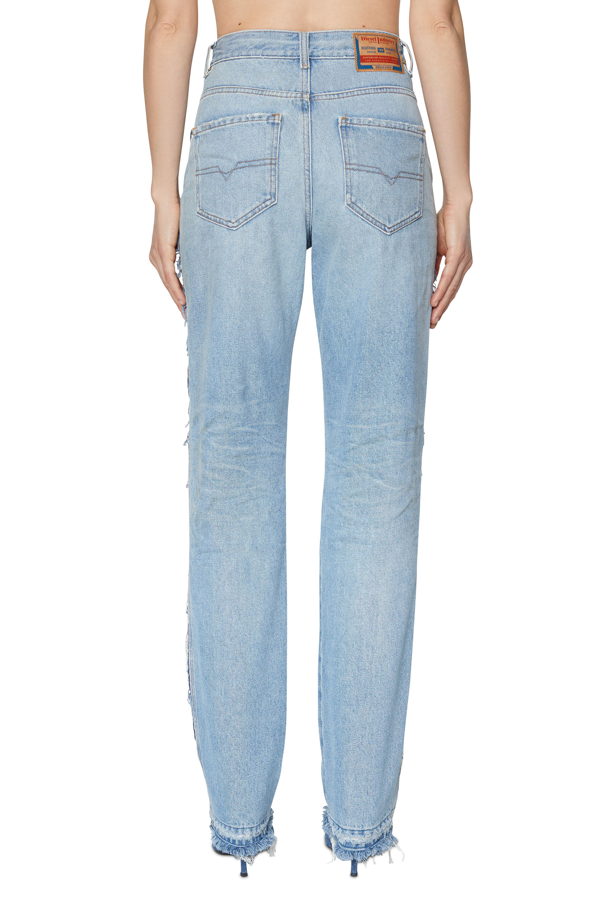 Diesel - 1956 D-Tulip 09E24 Straight Jeans, Bleu moyen - Image 4