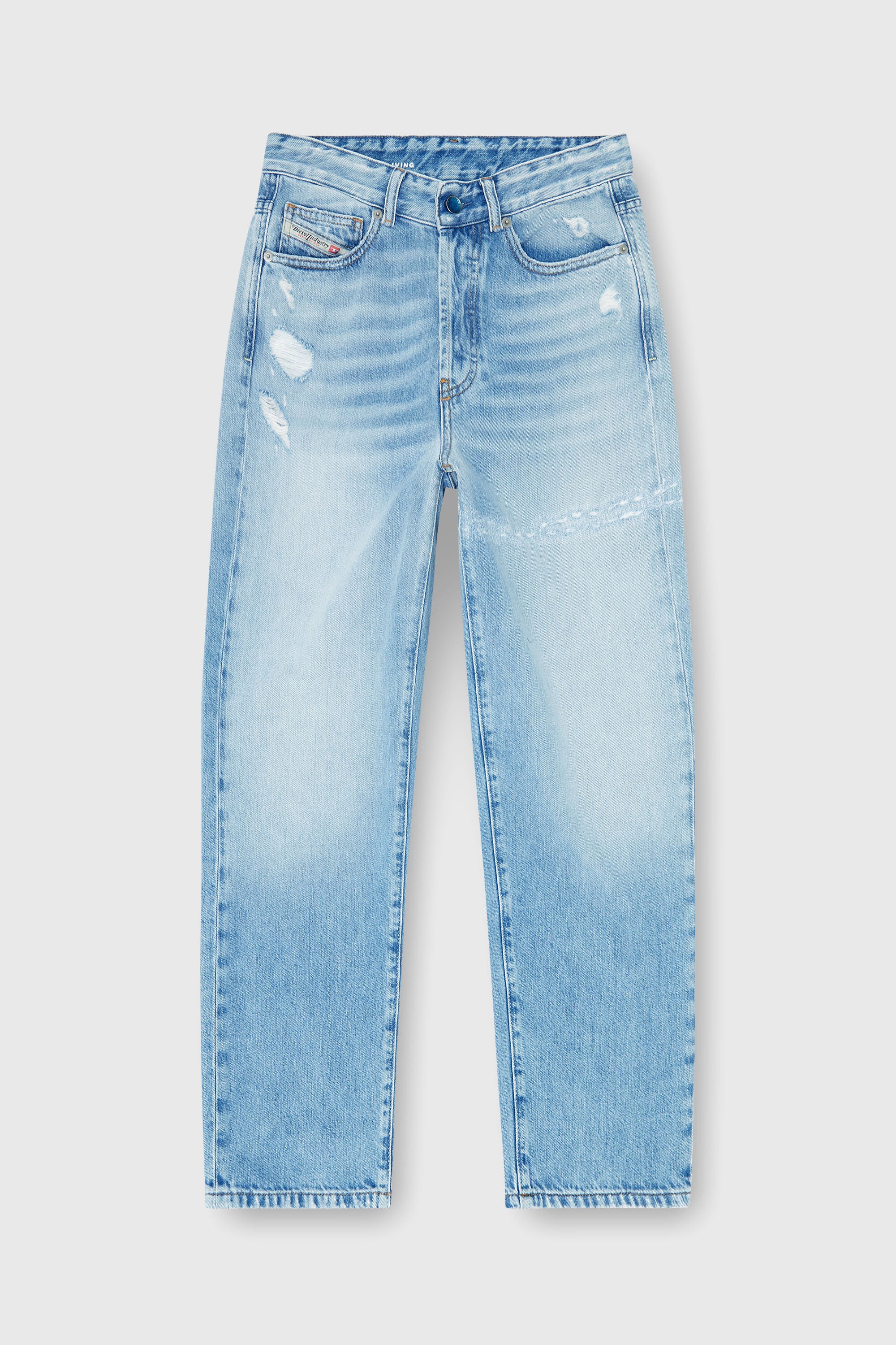 Diesel - Regular Jeans 1981 D-Went 09P49 Donna, Blu Chiaro - Image 6