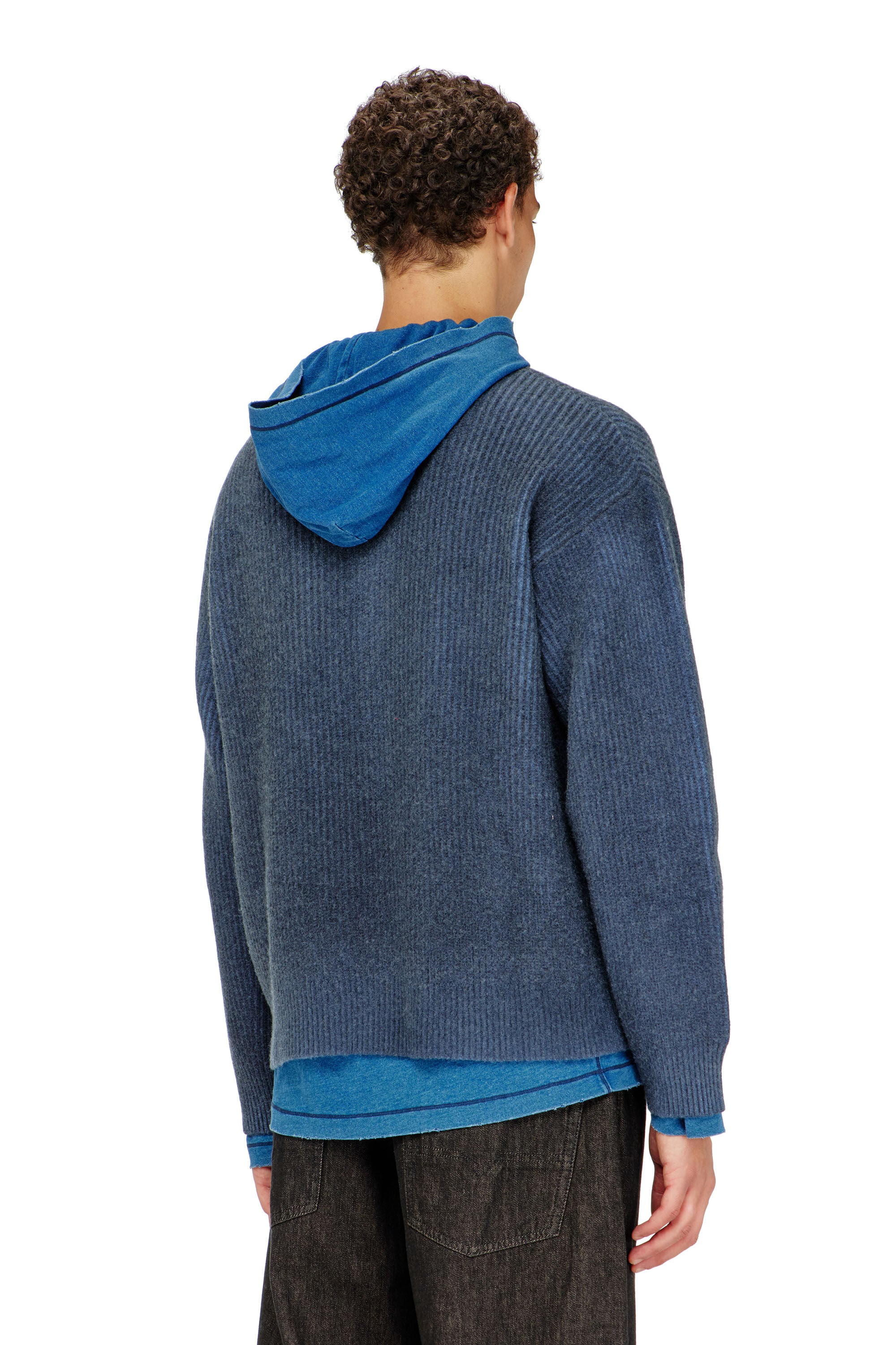 Diesel - K-PICKLER, Pull en m&eacute;lange de laine avec fausse poche Homme in ToBeDefined - 4