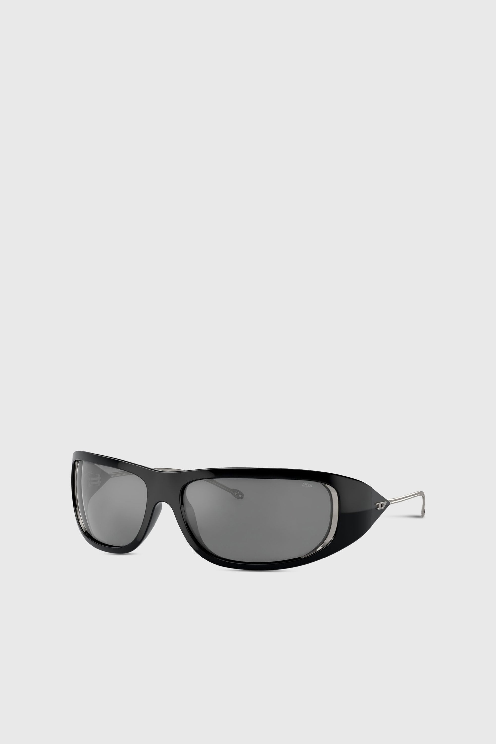 Diesel - 0DL3001 SIZE 61, Lunettas de soleil de style enveloppant Mixte in Noir - 5