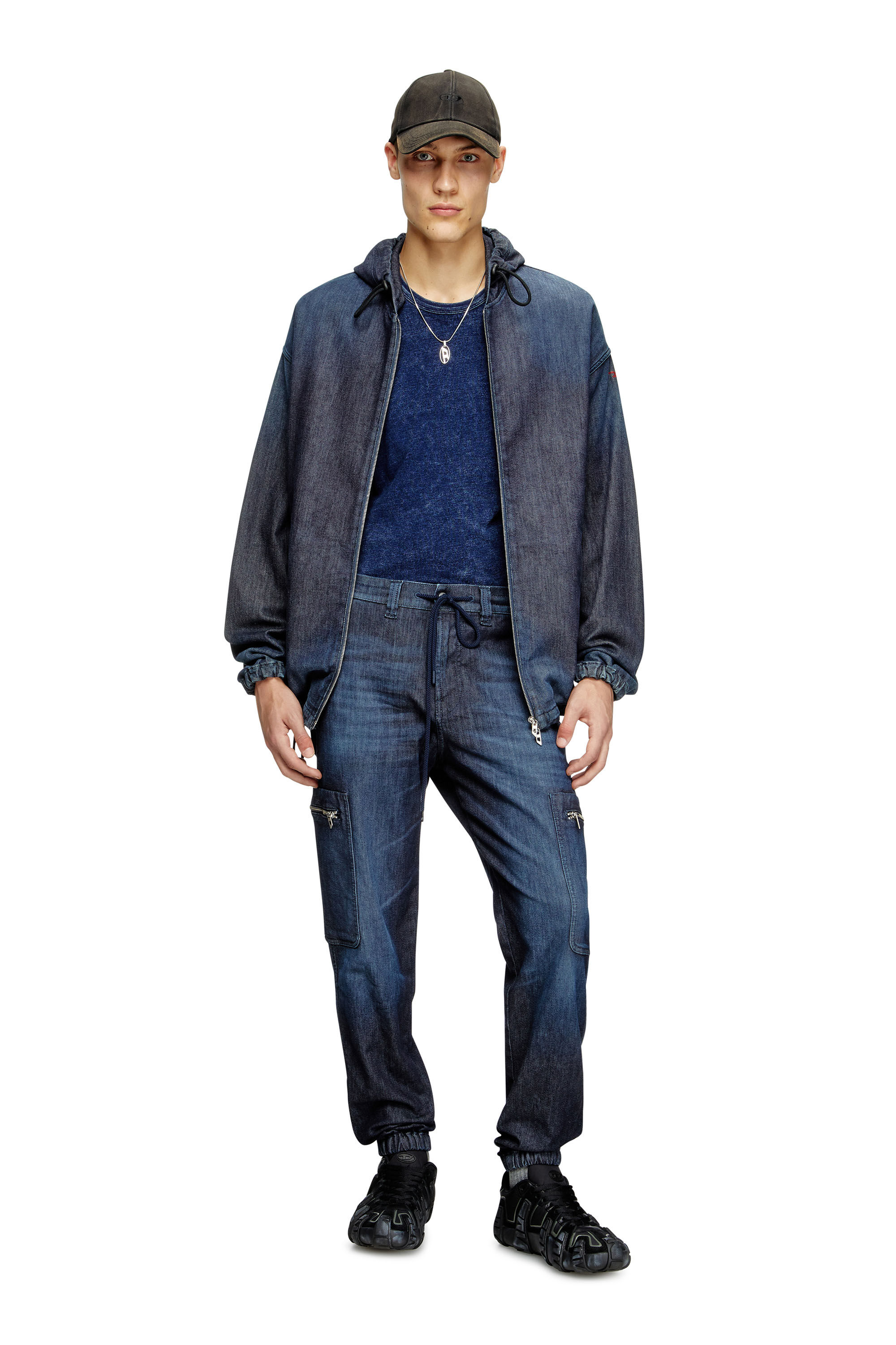 Diesel - Slim D-Lab JoggJeans® 09L11 Mixte, Bleu Foncé - Image 1